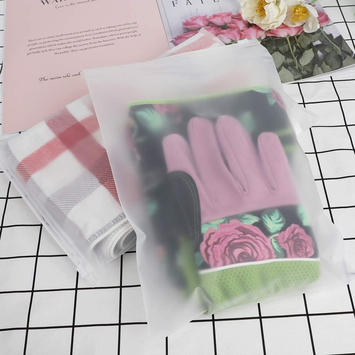 Bolsas de Plástico Esmeriladas ENPOINT 20x30 cm 100pcs con Zipper