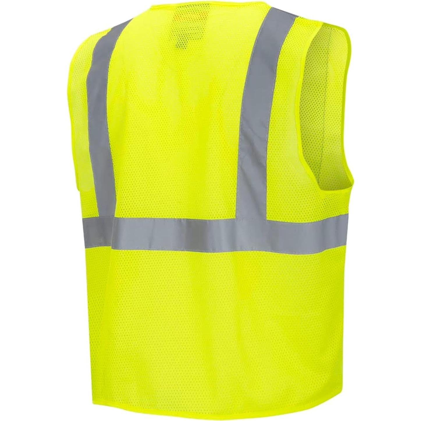 Chaleco de Seguridad Malla Pioneer Amarillo Verde Clase 2