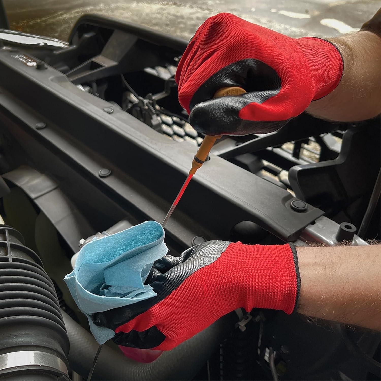 Guantes de Nitrilo Grease Monkey - Paquete de 100 Medianos