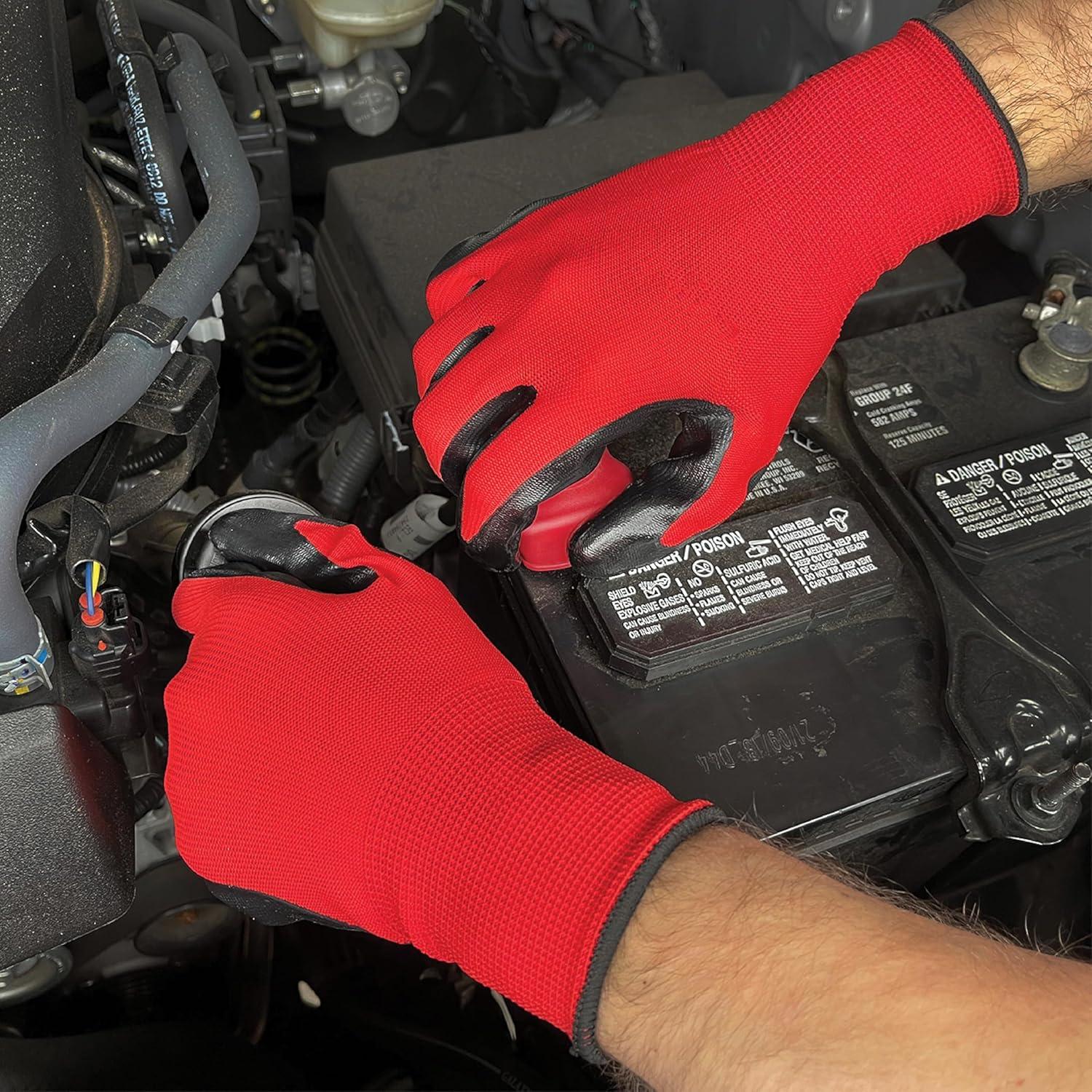 Guantes de Nitrilo Grease Monkey - Paquete de 100 Medianos