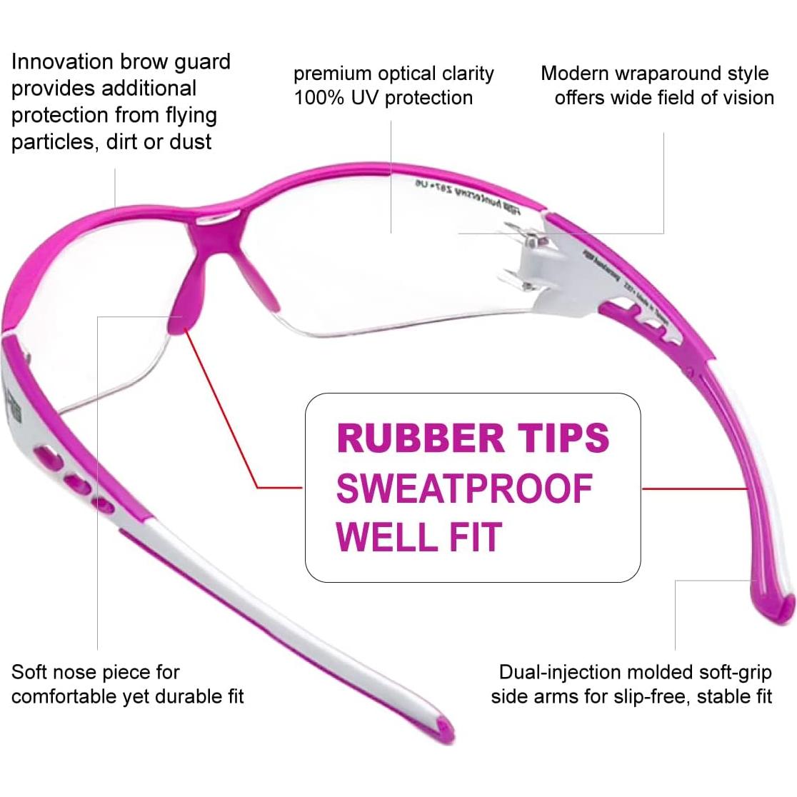 Gafas de Seguridad HTS Huntersky U6 Claras Anti Niebla