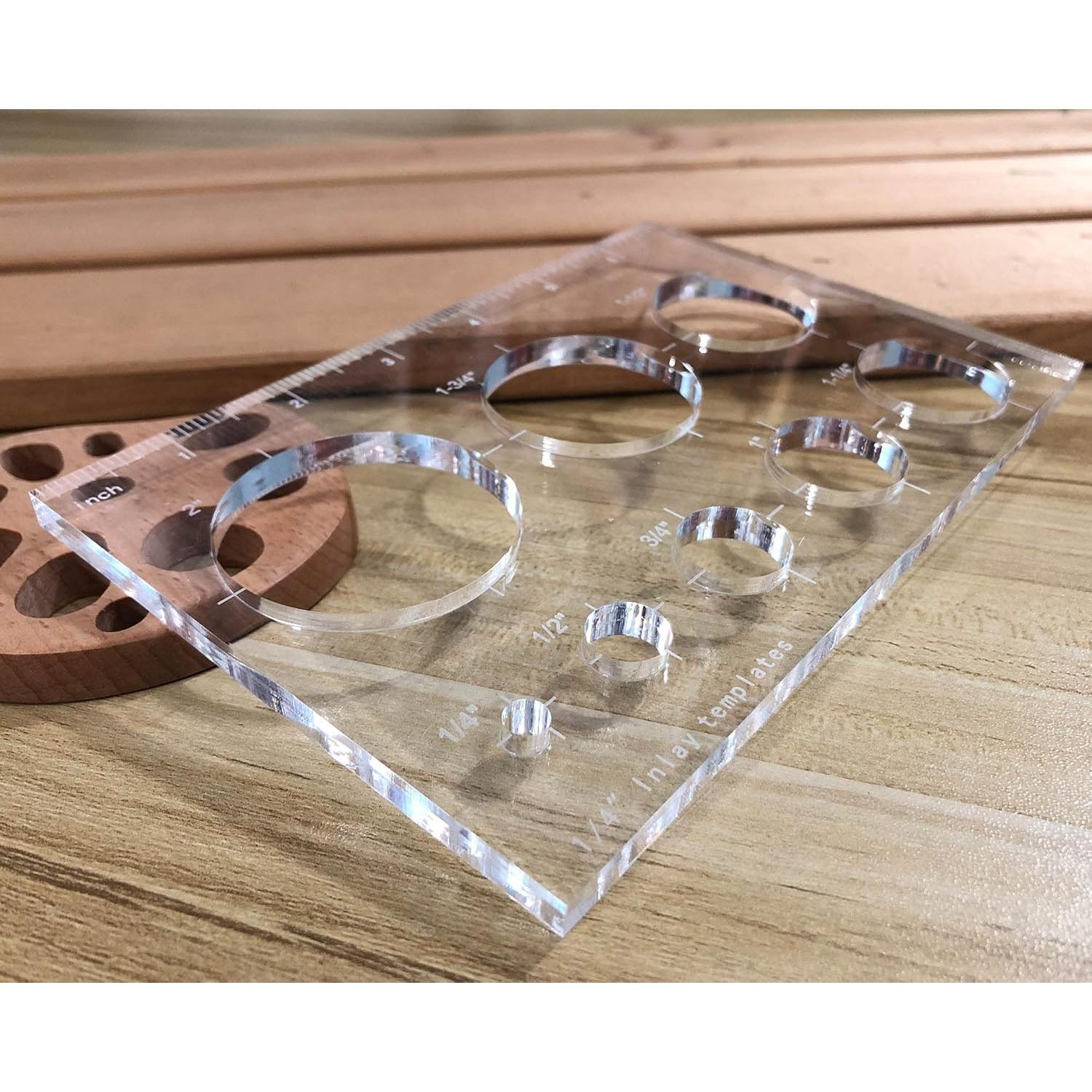 Plantilla de Router Hecfu 8 en 1 para Carpintería 6.35 mm