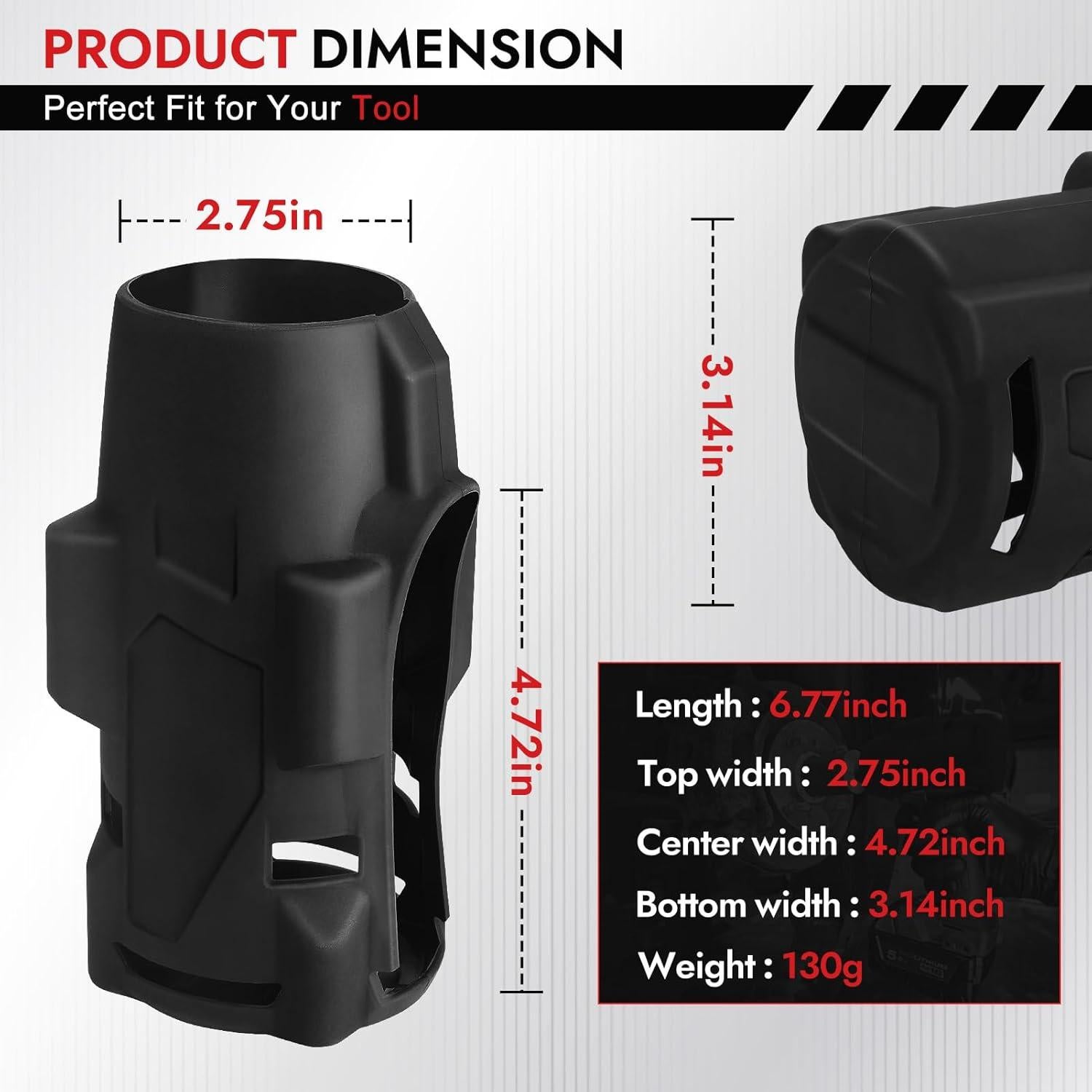Funda Protectora de Goma Lonsda 49-16-2967 para Llave M18