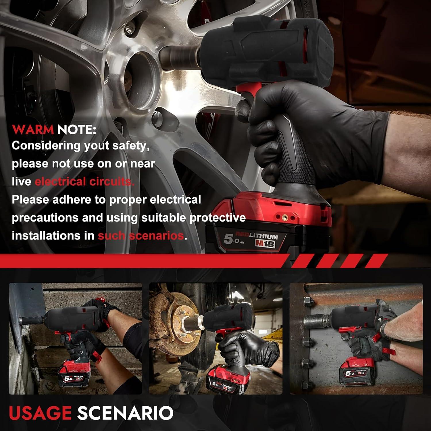 Funda Protectora de Goma Lonsda 49-16-2967 para Llave M18