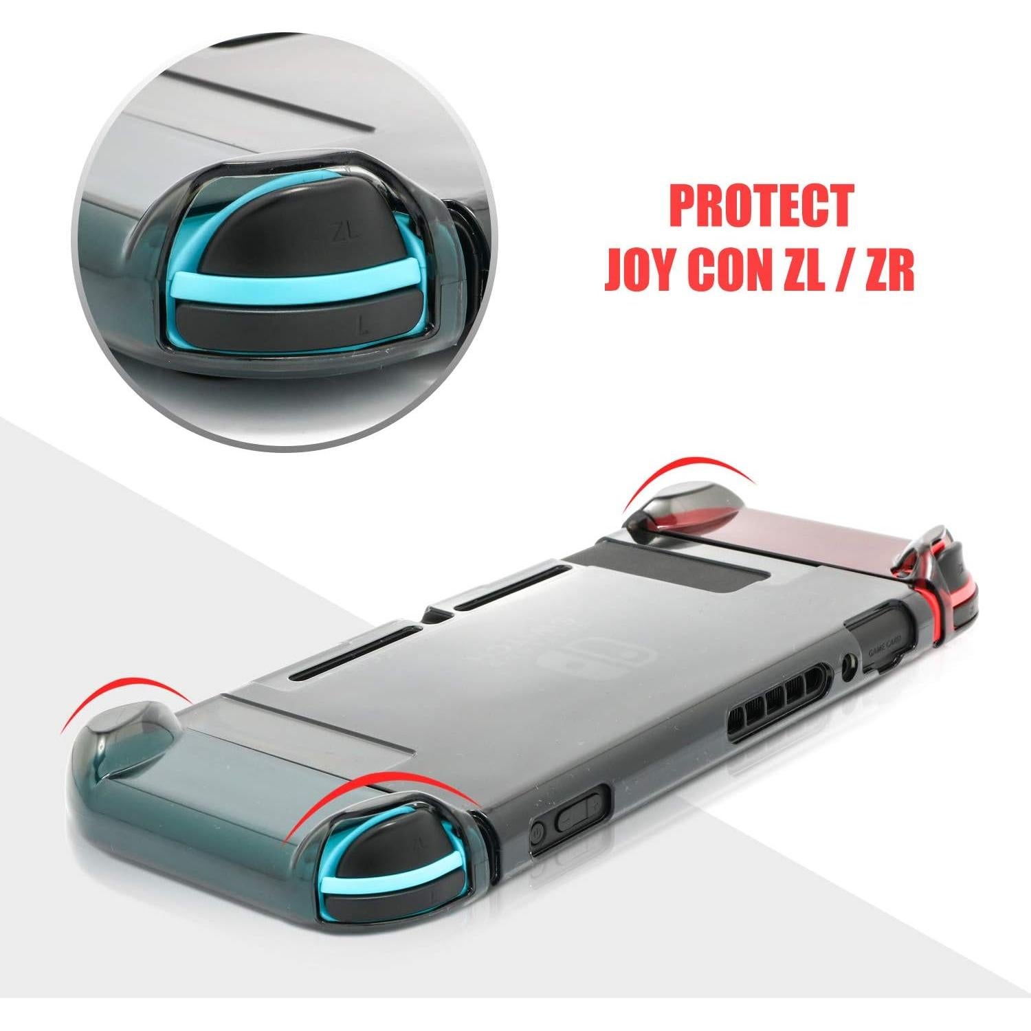 Funda Protectora Dockable HEATFUN para Nintendo Switch - Negro