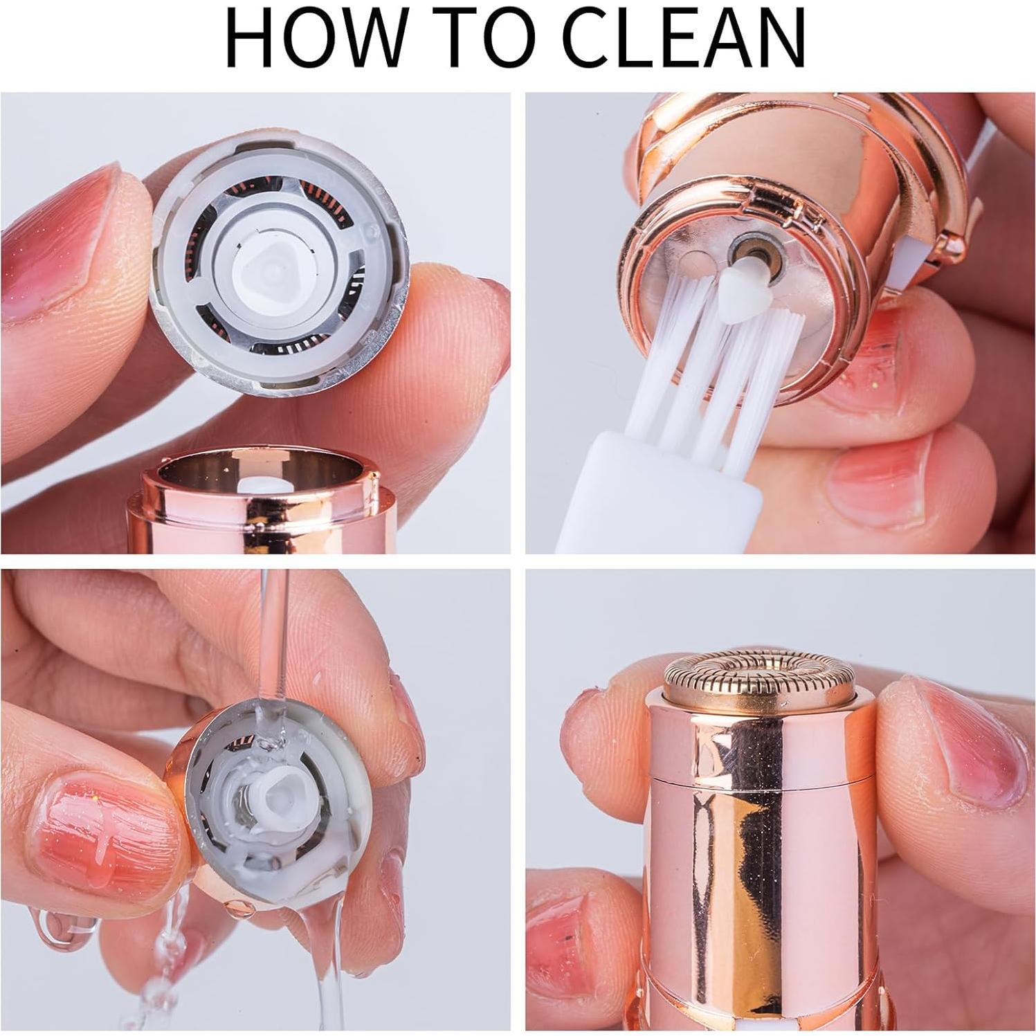 Removedor de Vello Facial Indoloro HongTian Oro Rosa USB