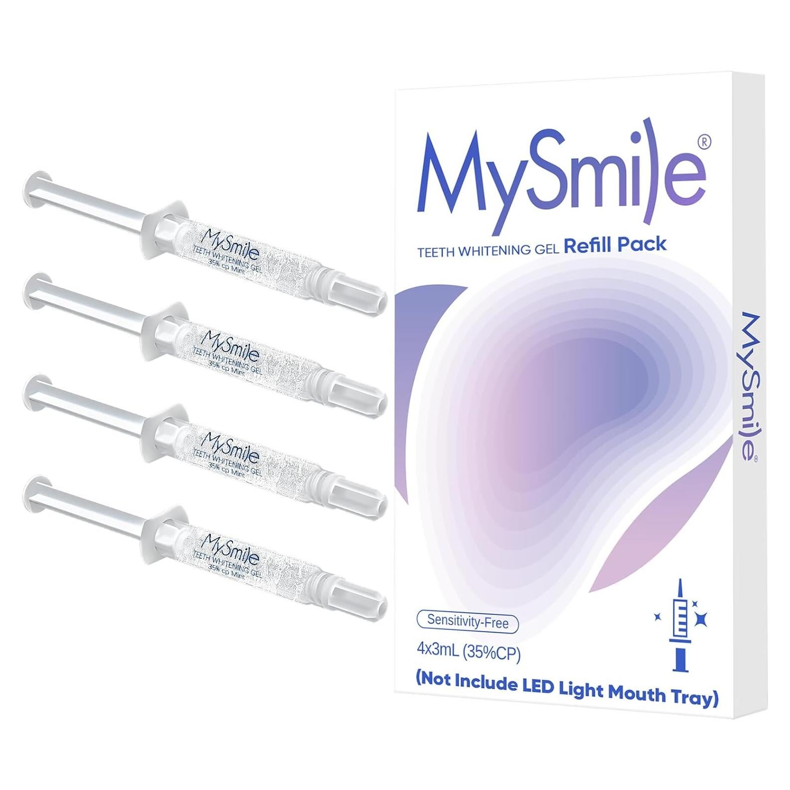 Kit Blanqueador Dental MySmile 4Pcs 35% Carbamida Sin Dolor