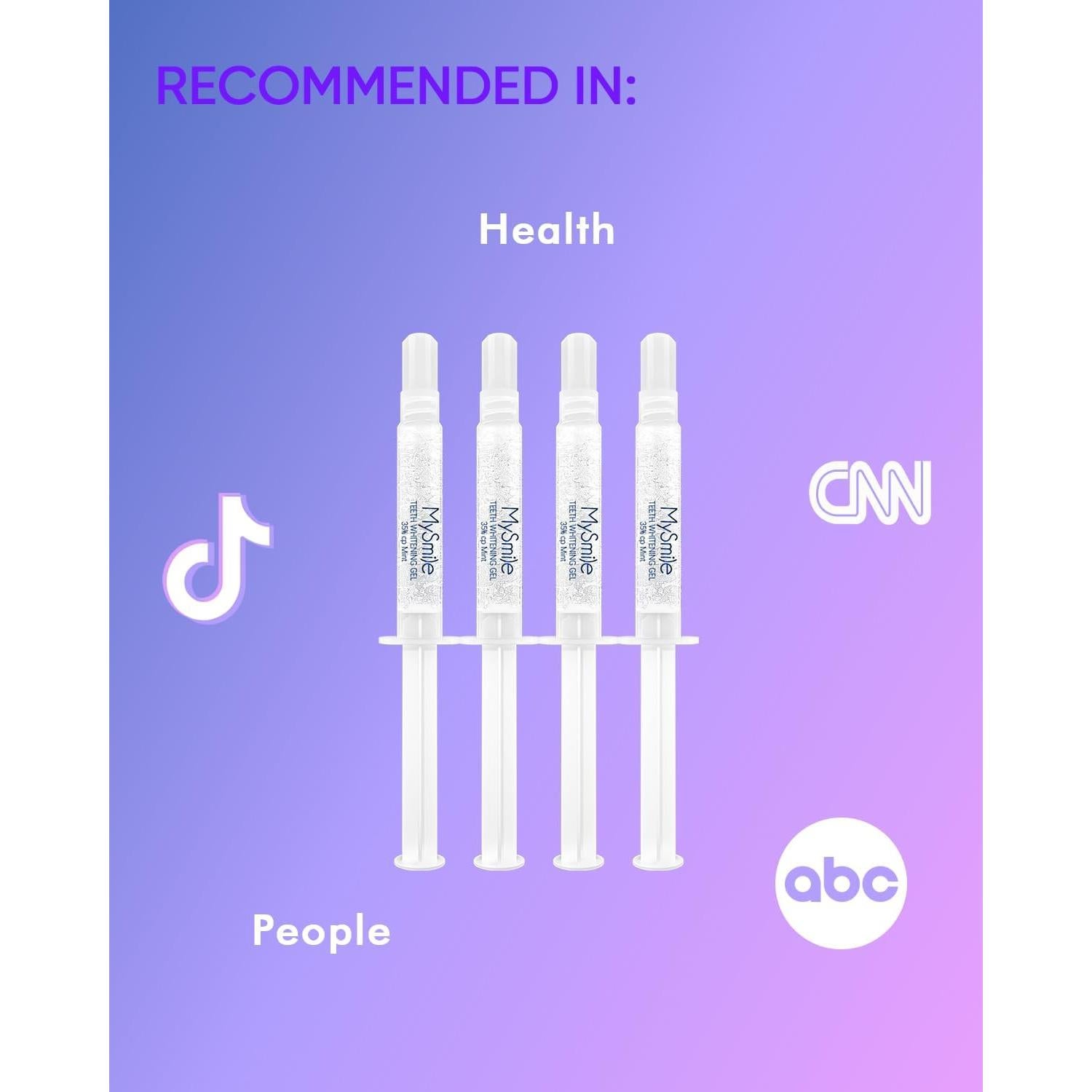 Kit Blanqueador Dental MySmile 4Pcs 35% Carbamida Sin Dolor