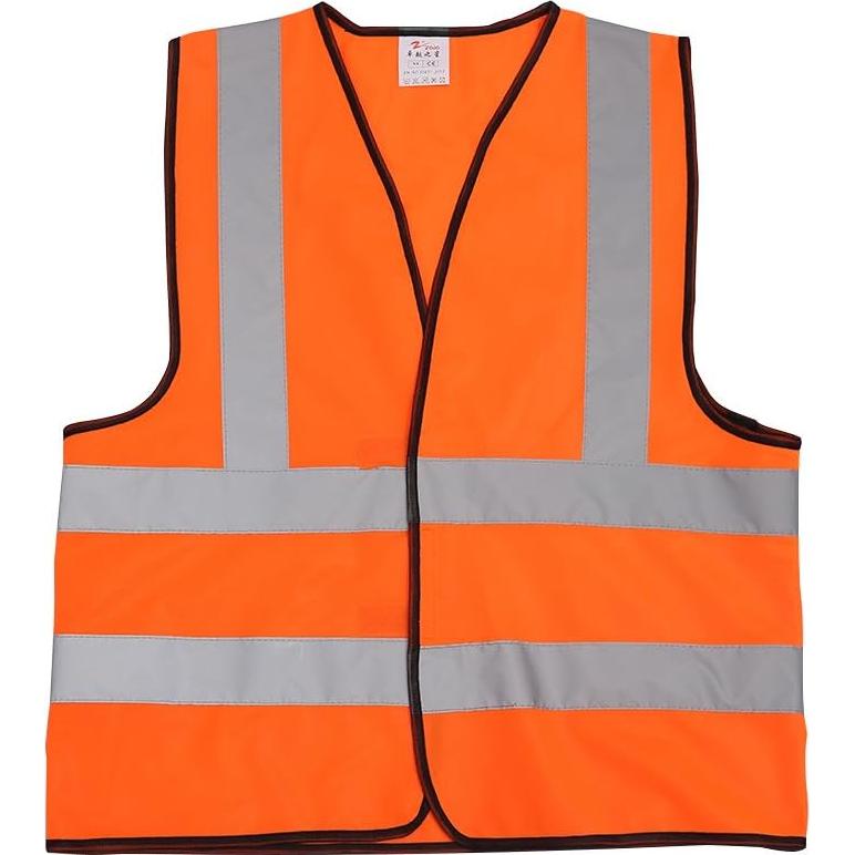 Chaleco Reflectante Zojo Ajustable Alta Visibilidad Naranja