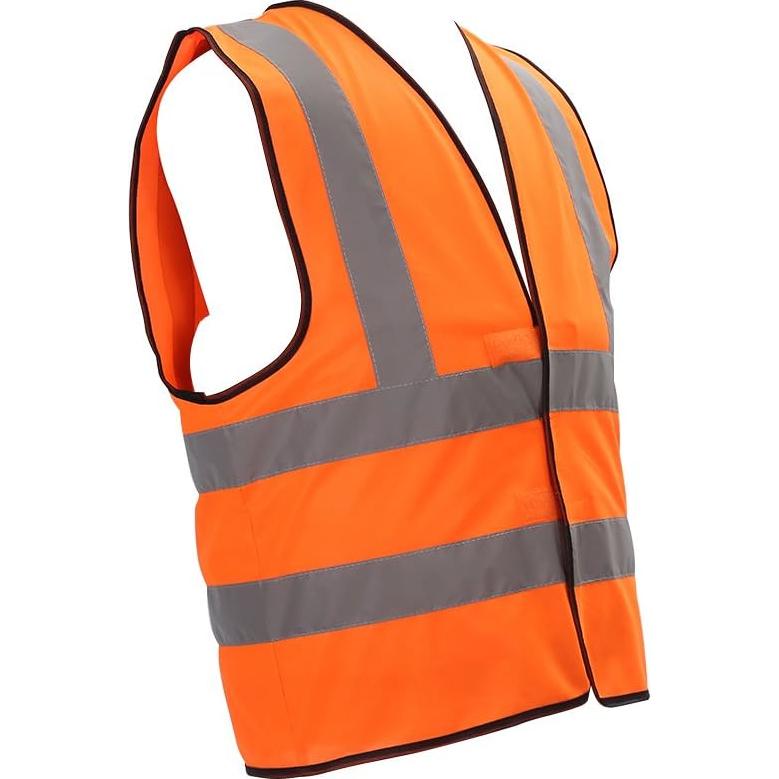 Chaleco Reflectante Zojo Ajustable Alta Visibilidad Naranja