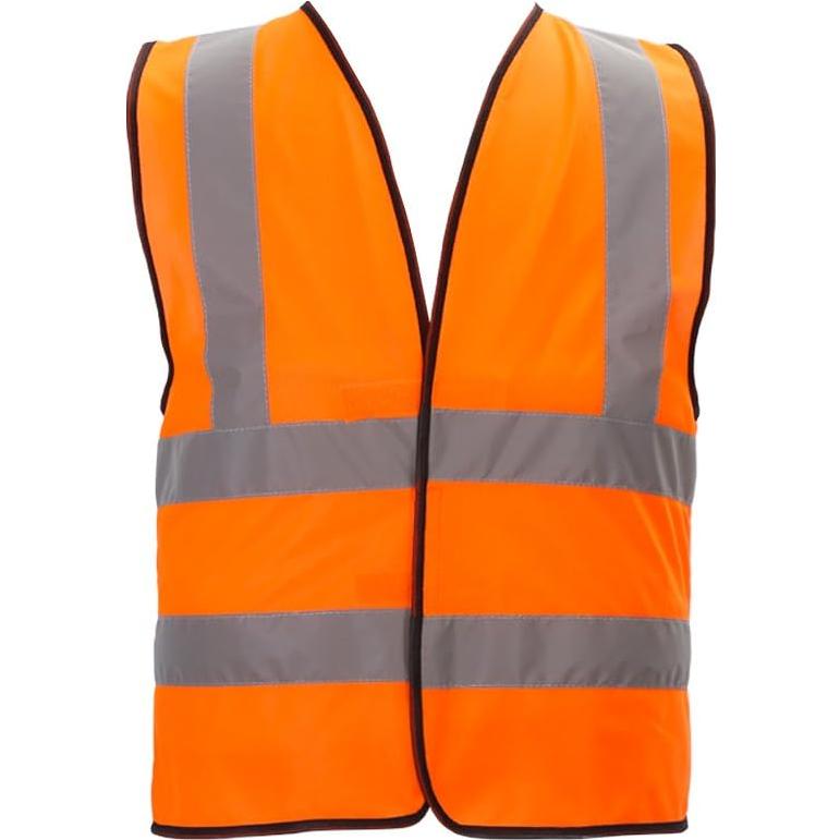 Chaleco Reflectante Zojo Ajustable Alta Visibilidad Naranja