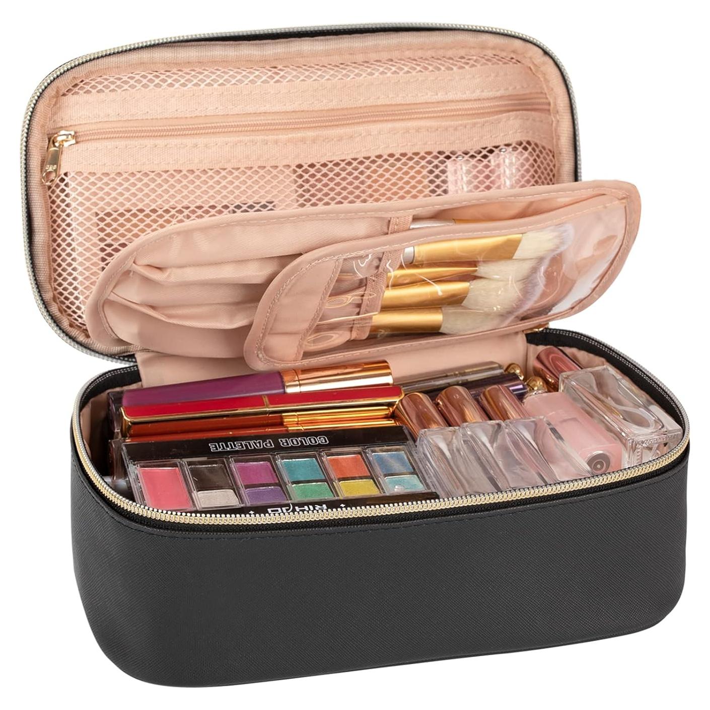 Estuche Cosmético Pequeño OCHEAL Negro - 24.5x12.8x9.6cm