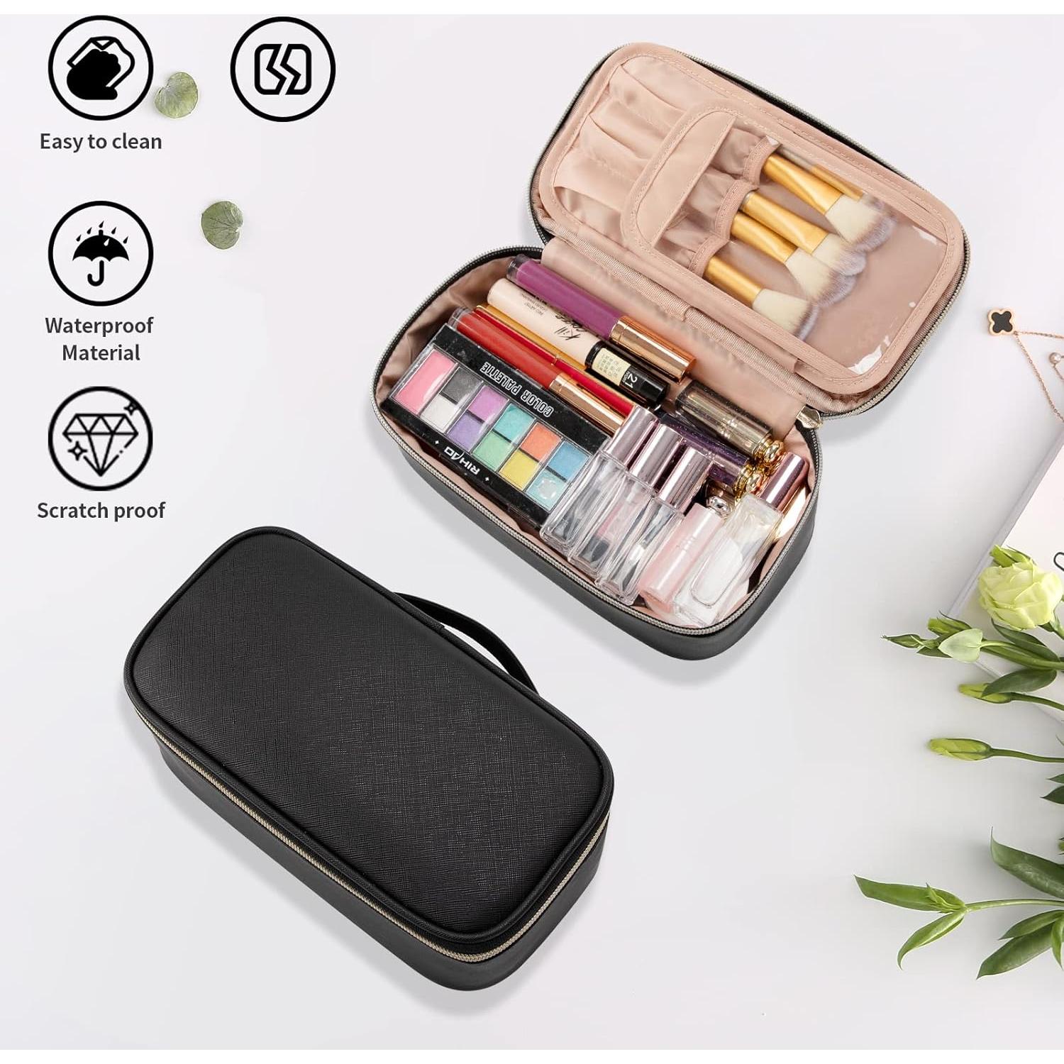 Estuche Cosmético Pequeño OCHEAL Negro - 24.5x12.8x9.6cm