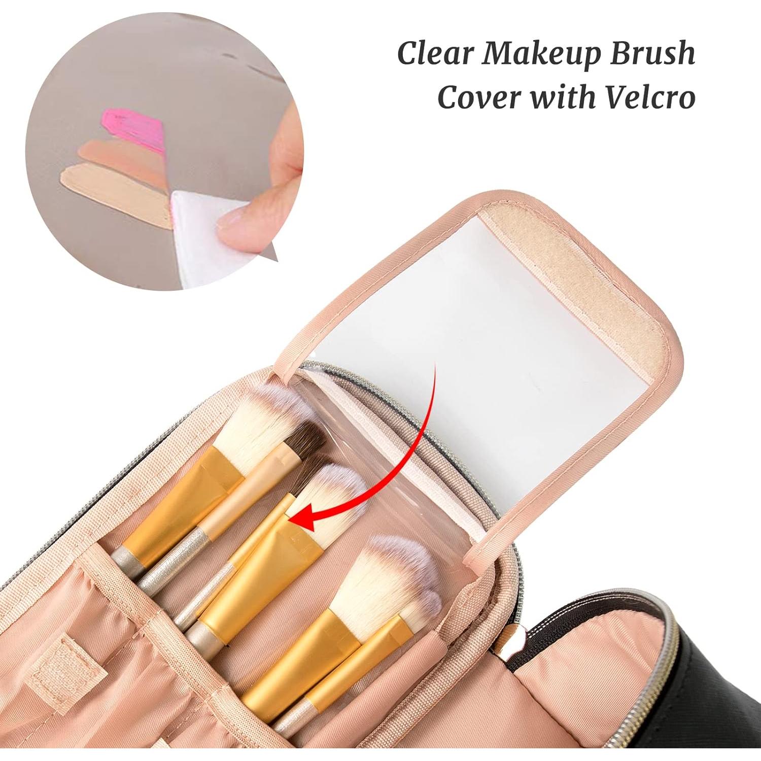 Estuche Cosmético Pequeño OCHEAL Negro - 24.5x12.8x9.6cm