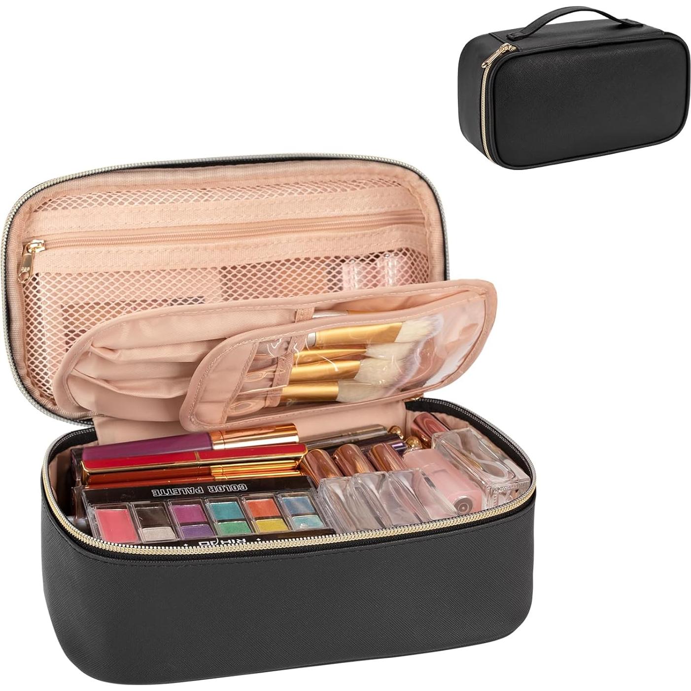 Estuche Cosmético Pequeño OCHEAL Negro - 24.5x12.8x9.6cm