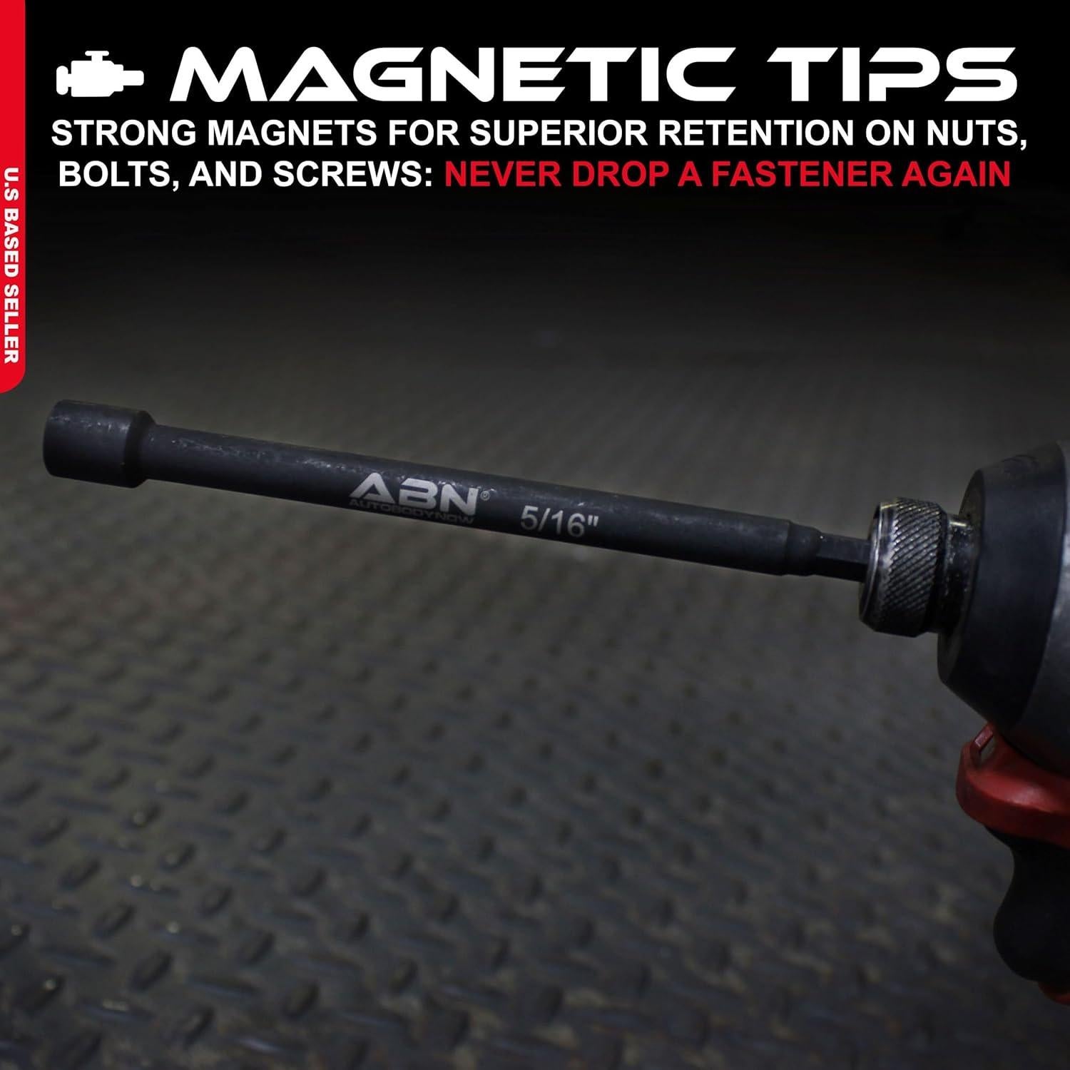 Herramienta de Conductor de Tuerca de Impacto ABN 5/16" Magnética 15.2 cm