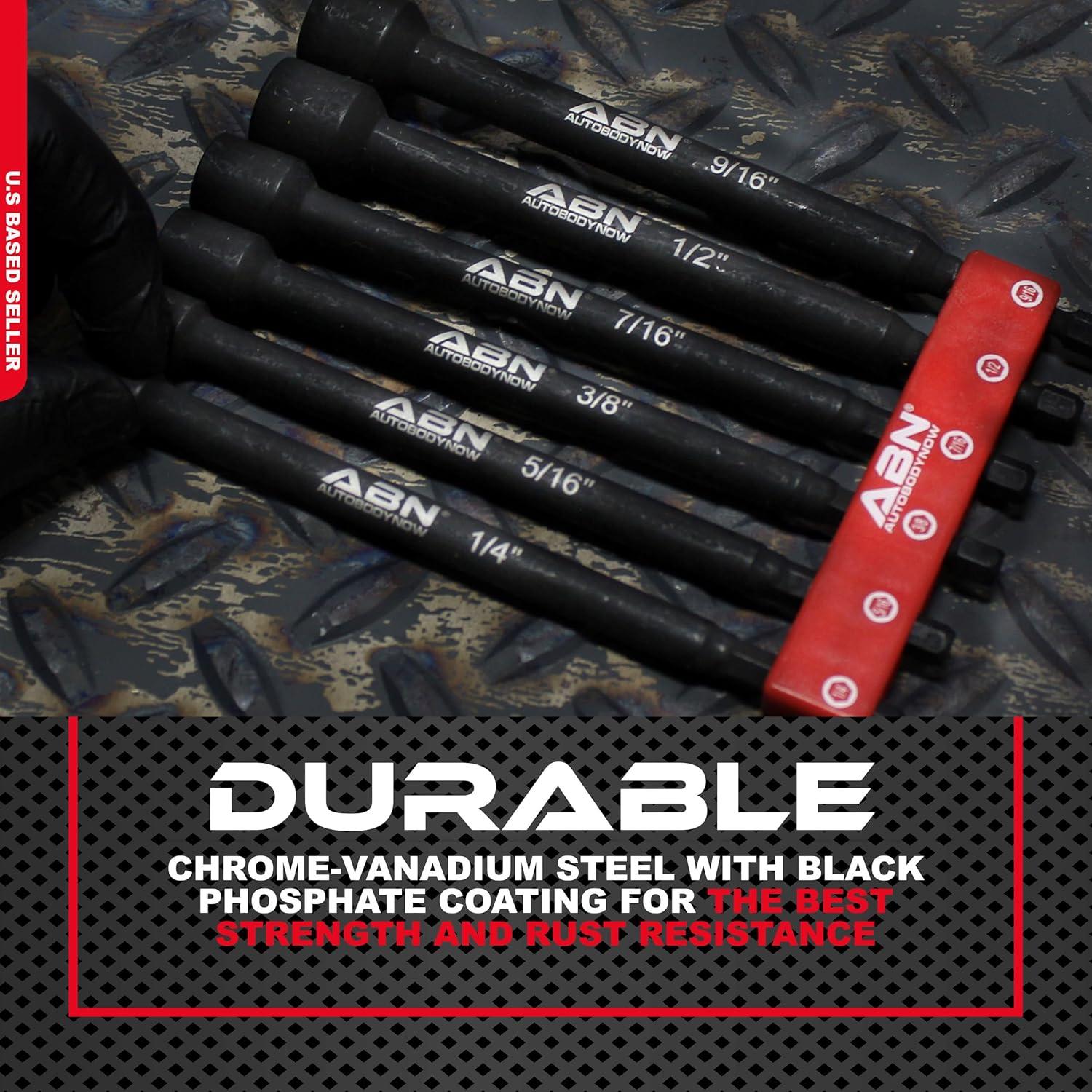 Juego de Herramientas de Conductor de Tuerca ABN 6 Piezas 15.2 cm