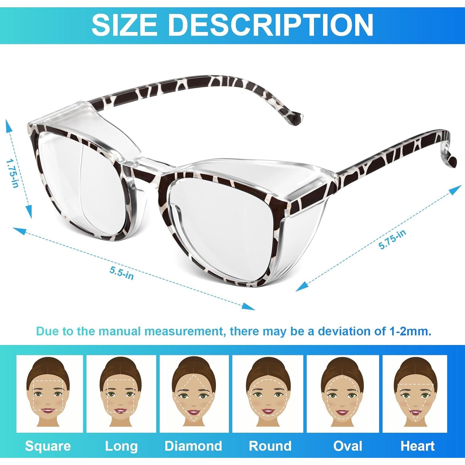 Gafas de Seguridad OXG Antivaho 4 Paquete Bloqueo Luz Azul