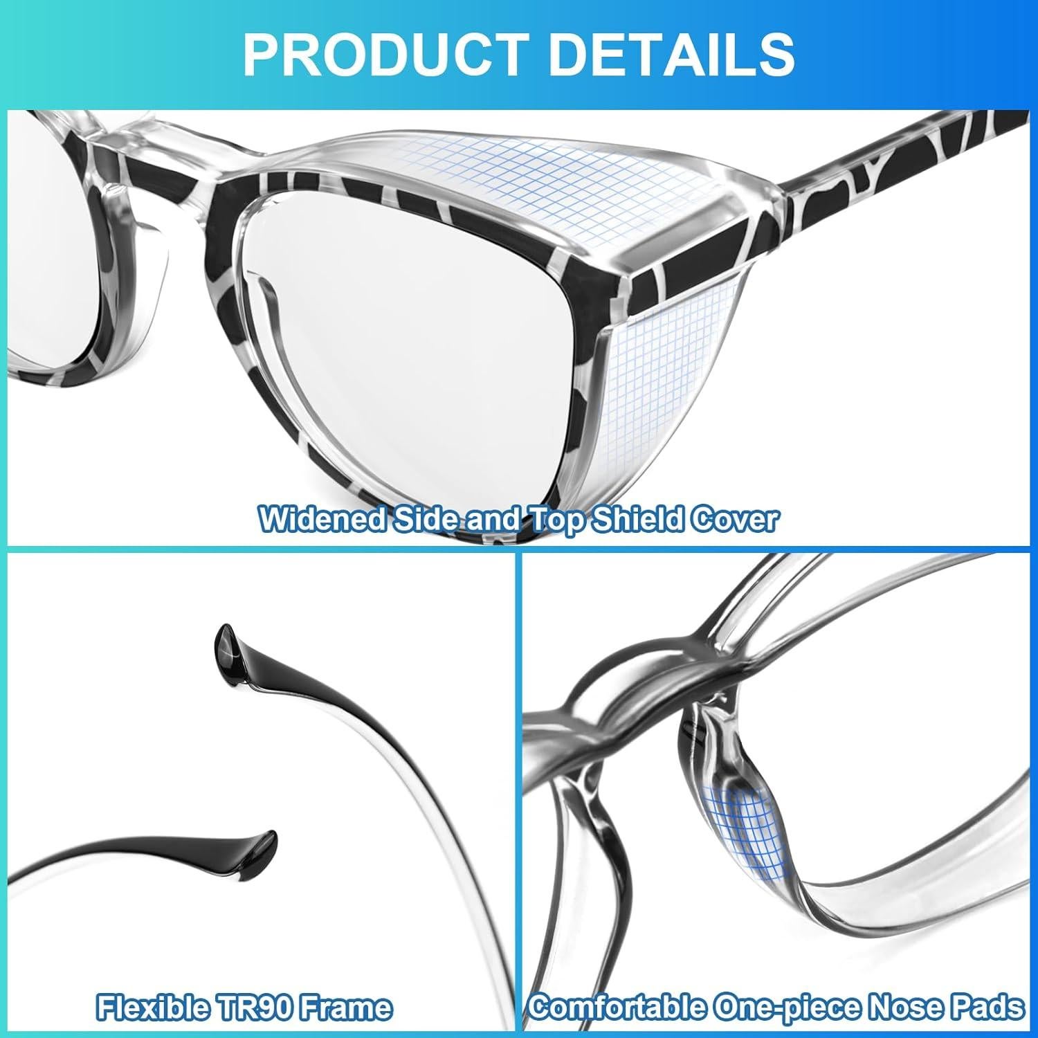 Gafas de Seguridad OXG Antivaho 4 Paquete Bloqueo Luz Azul