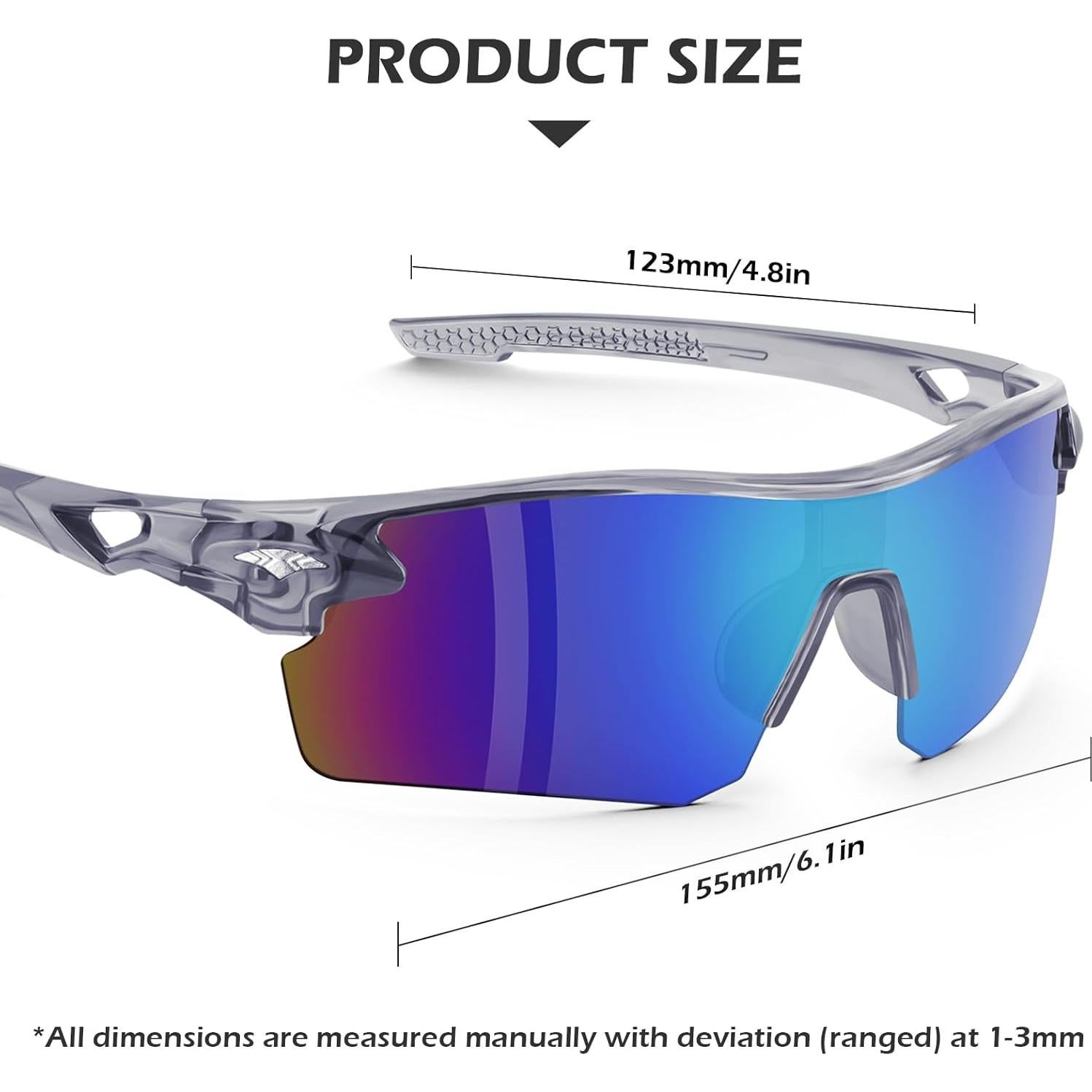 Gafas de Seguridad OXG 6 Paquete Lentes Resistentes Unisex