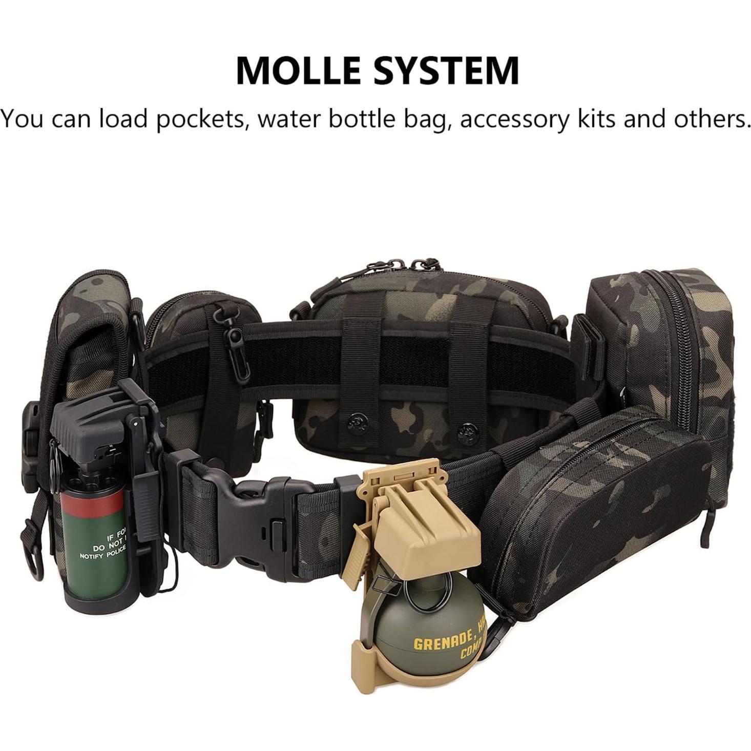 Cinturón Táctico Nylon Lake of Fire 5,08 cm Ajustable