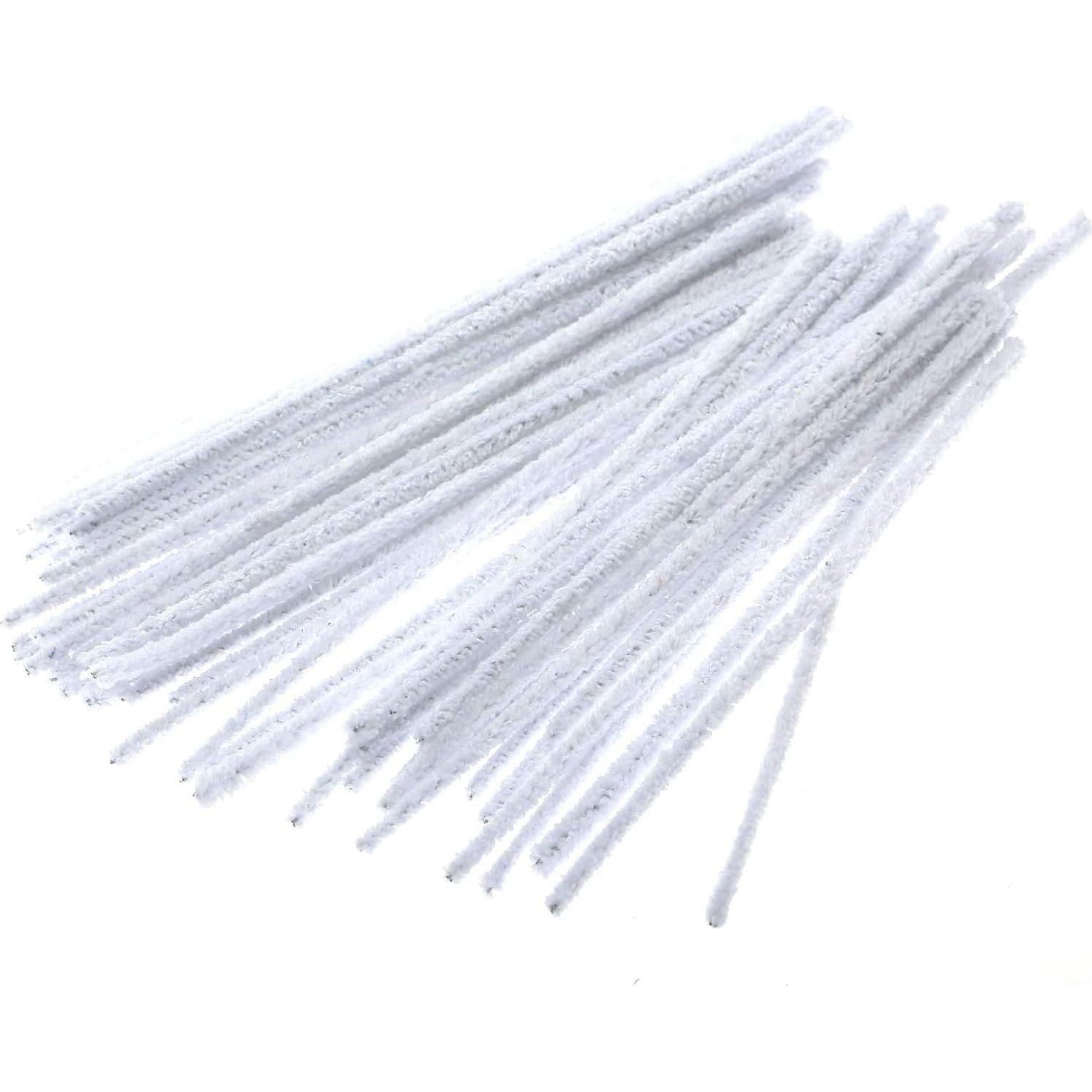 50 Limpiadores de Pipas de Algodón HYU VN 16.5cm Blanco