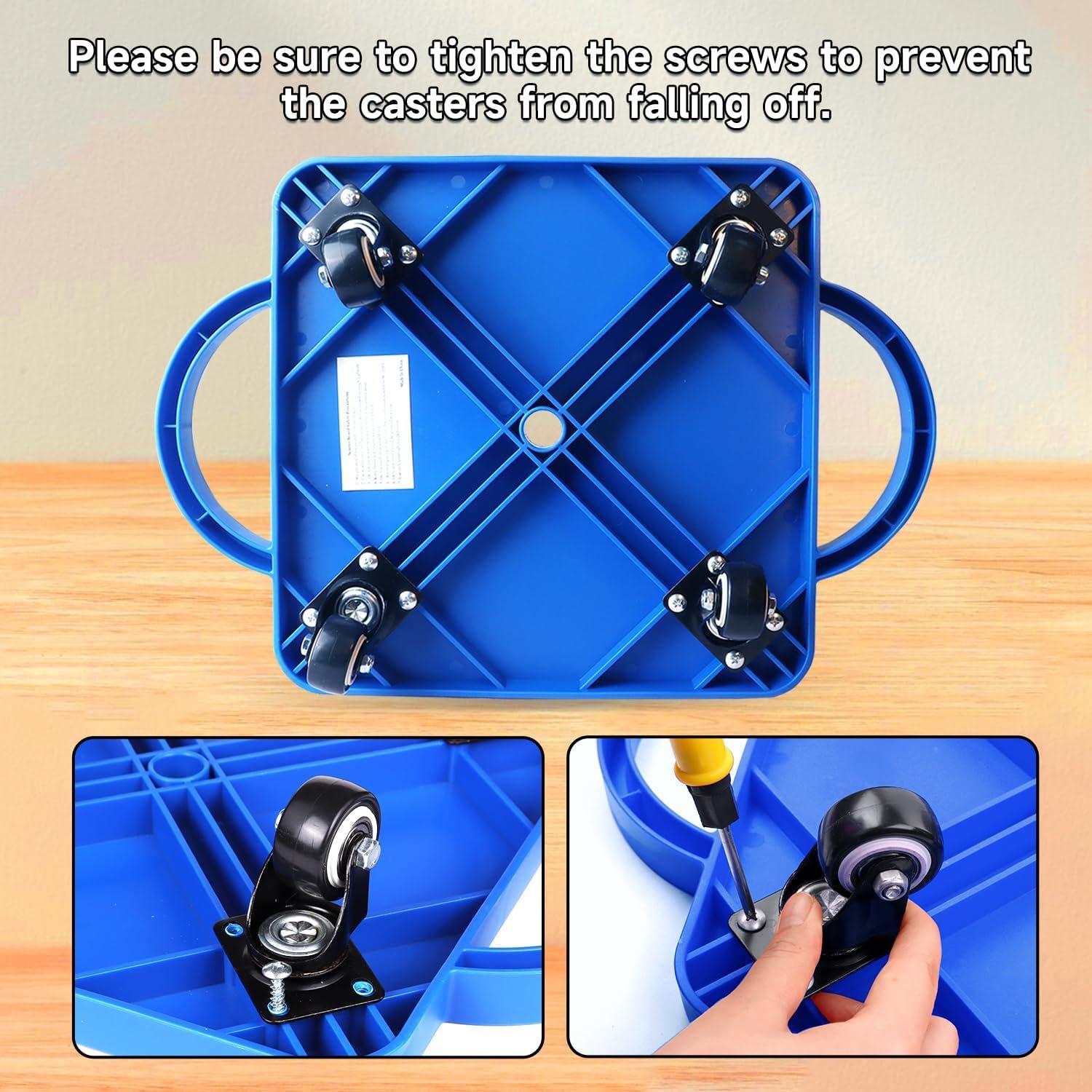 Patinete de Plástico GSE con Mangos para Niños 4 Ruedas