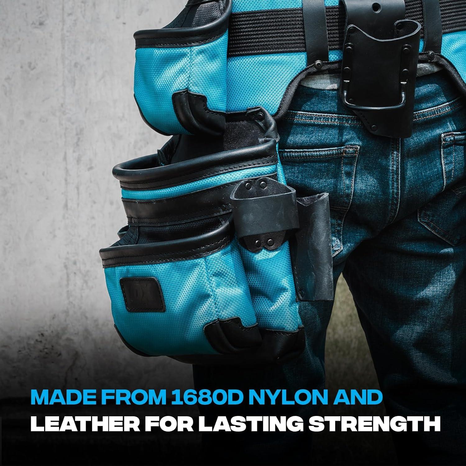 Cinturón de herramientas OX Tools con 6 bolsillos y acolchado