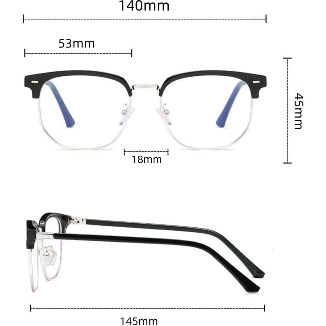 Gafas de Miopía Unisex -3.0 Dioptrías Montura Moderna