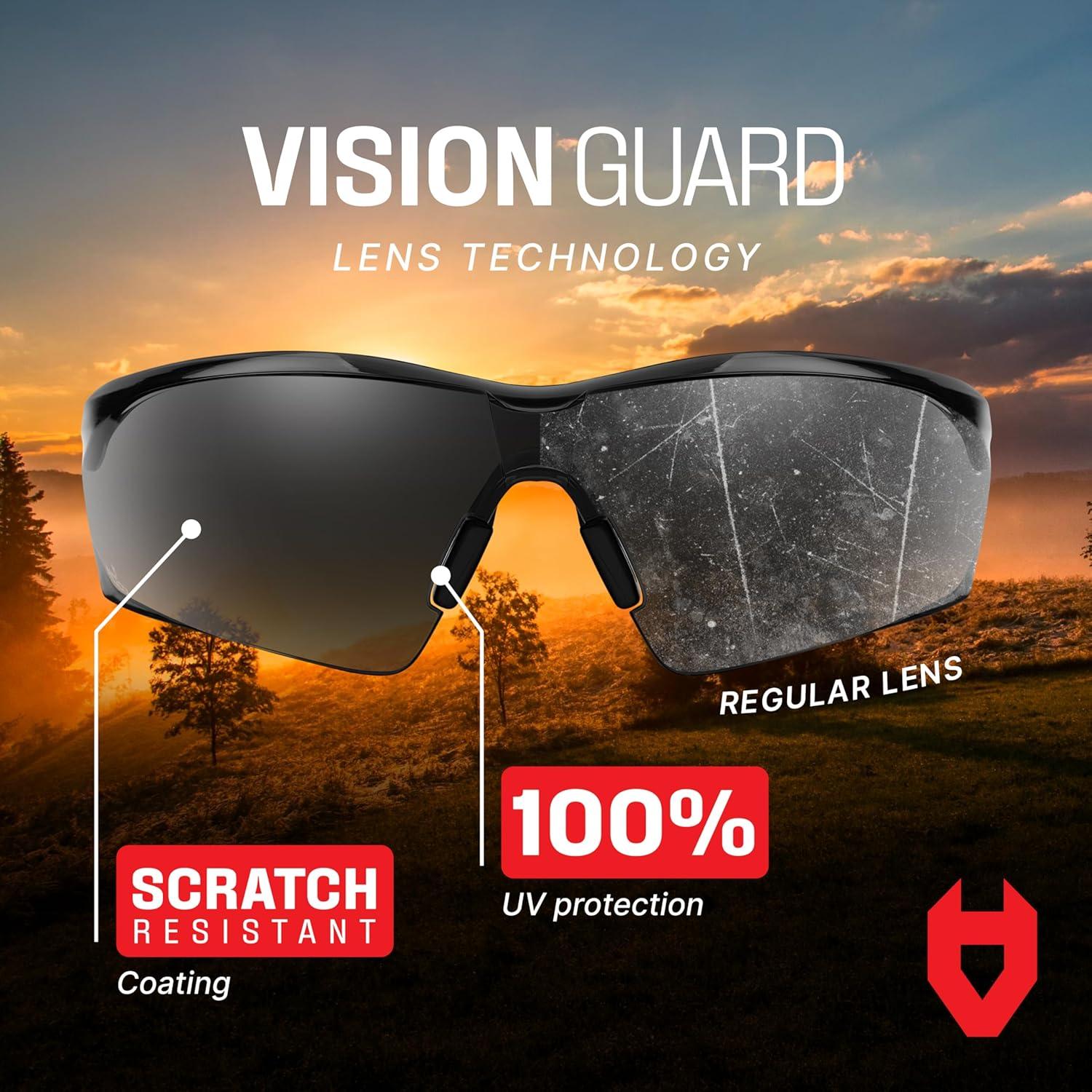 Gafas de Seguridad NoCry Tintadas UV400 Ajustables