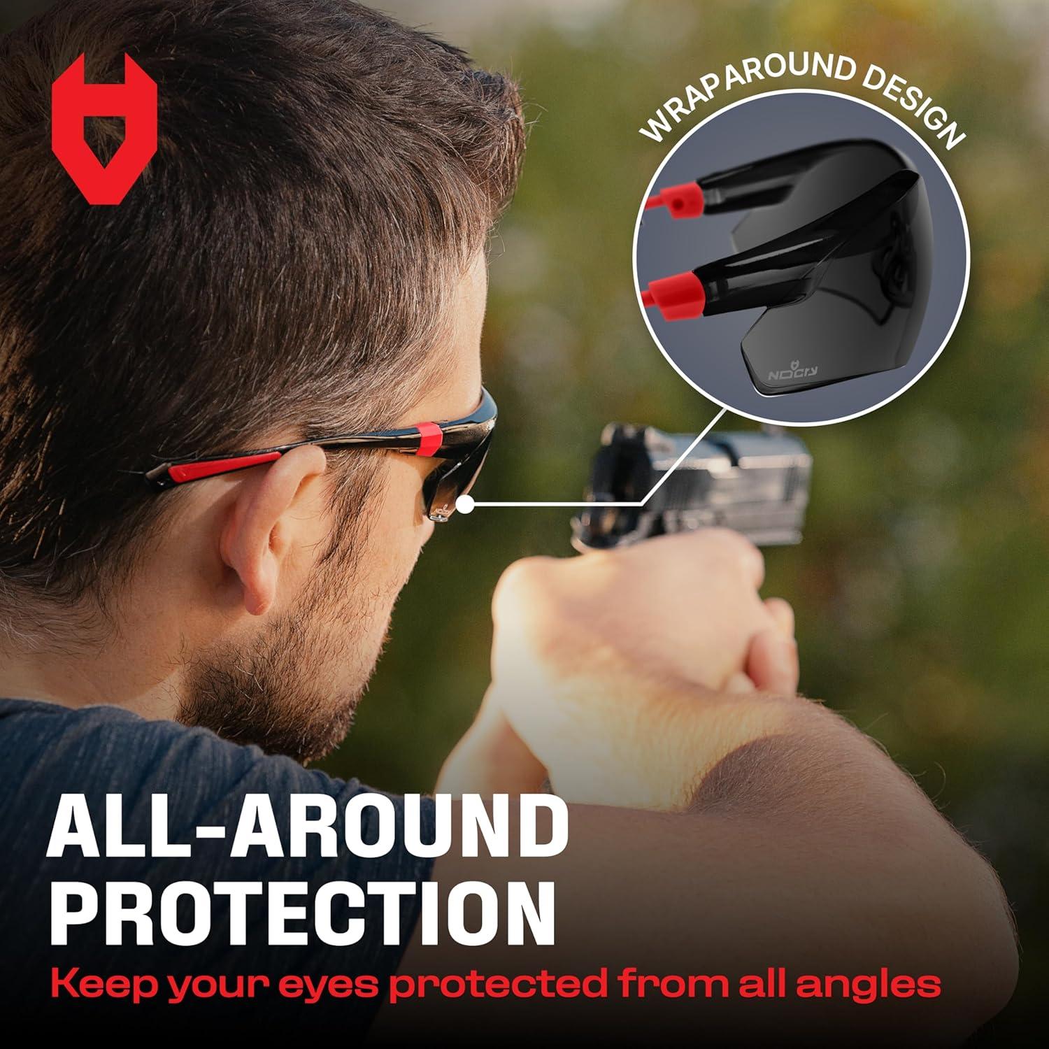 Gafas de Seguridad NoCry Tintadas UV400 Ajustables