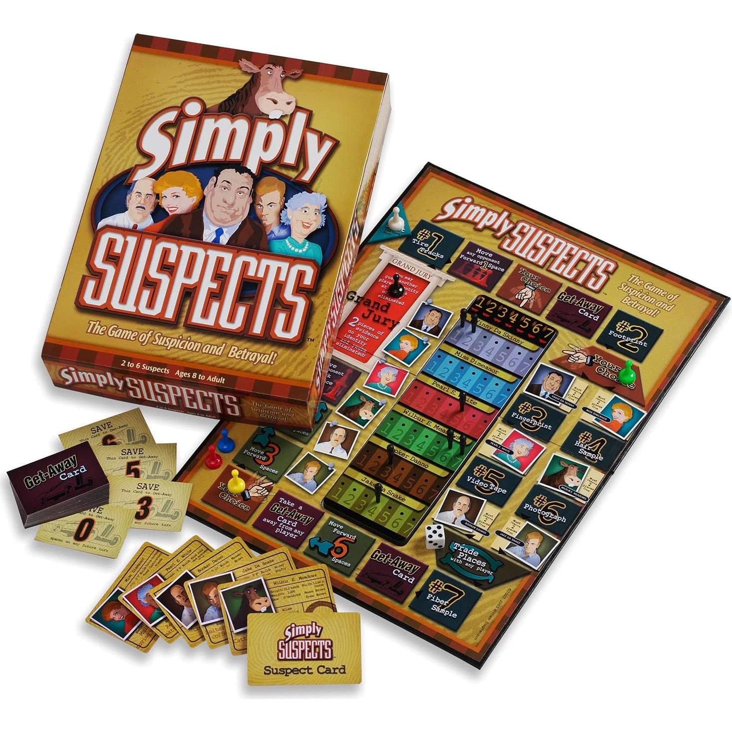Juego de Mesa Simple Sospechosos Spy Alley - Estrategia 2-6 Jugadores
