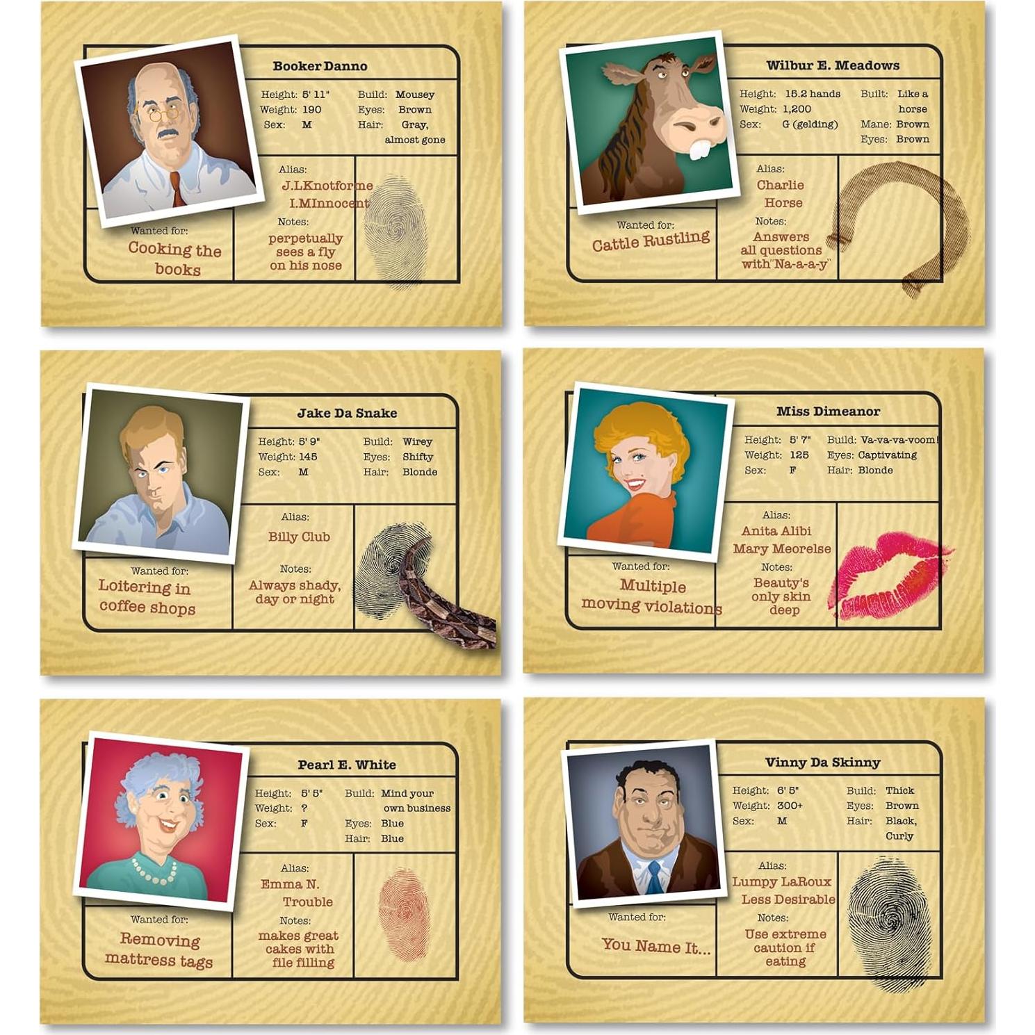 Juego de Mesa Simple Sospechosos Spy Alley - Estrategia 2-6 Jugadores