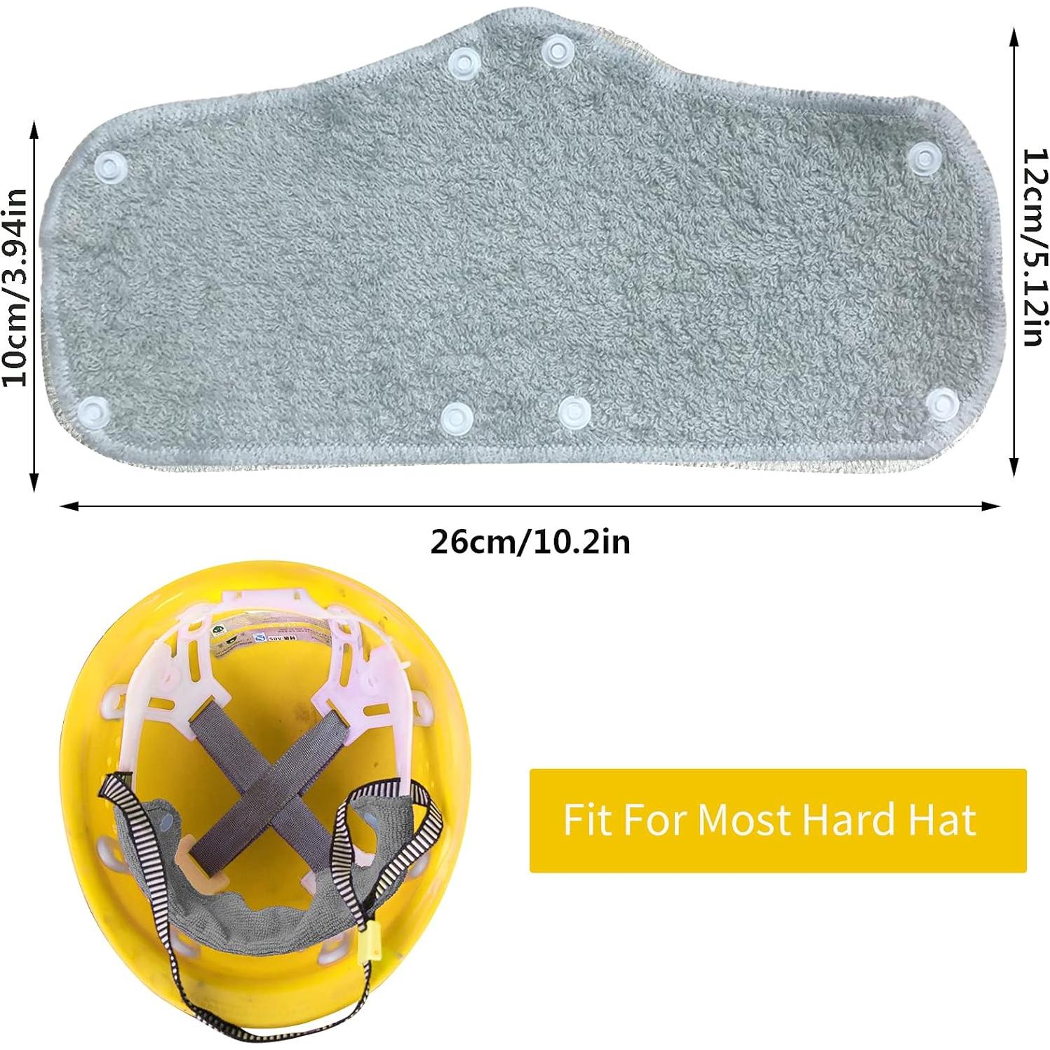 Banda Absorbente para Casco Jmkcoz 10 Piezas Algodón Gris