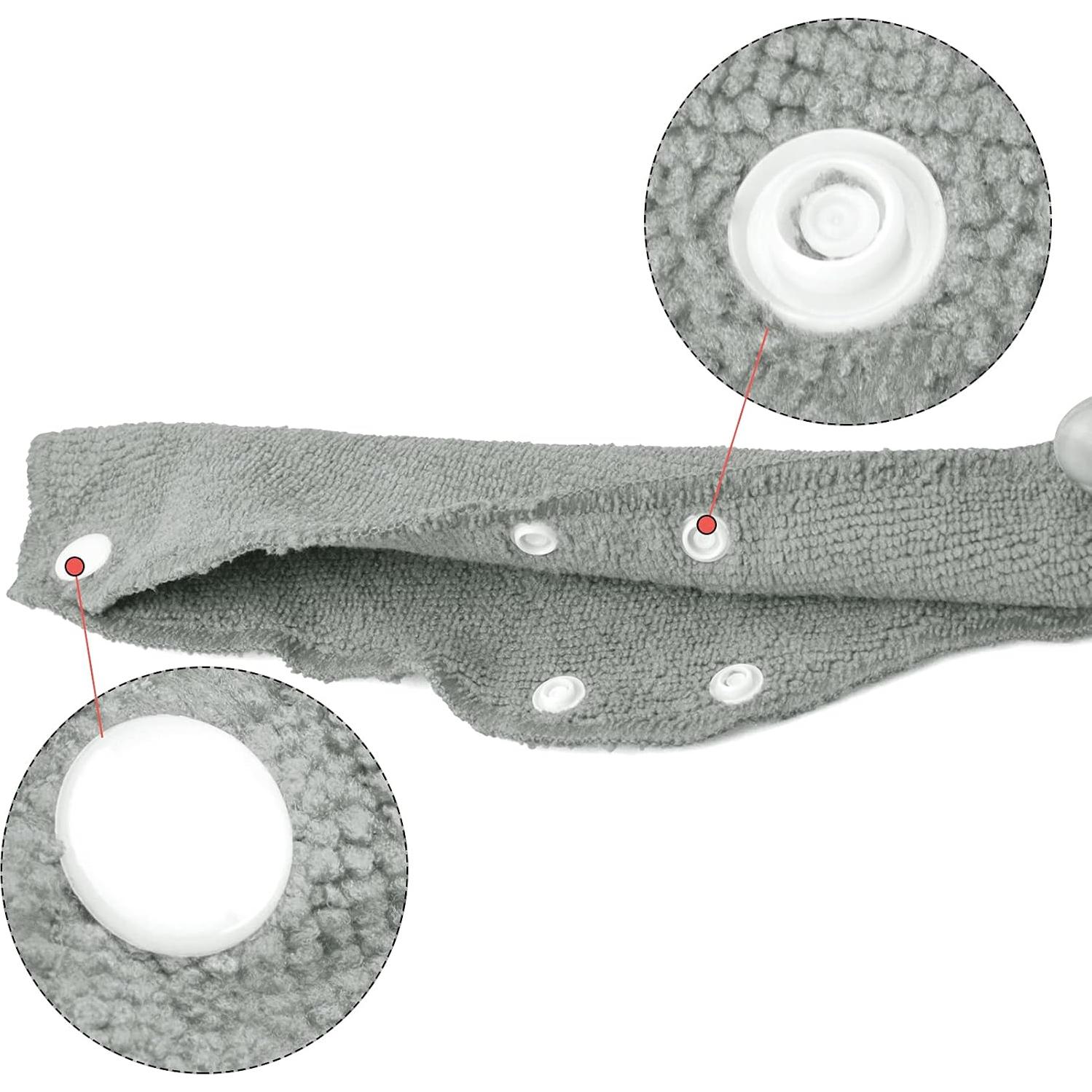 Banda Absorbente para Casco Jmkcoz 10 Piezas Algodón Gris