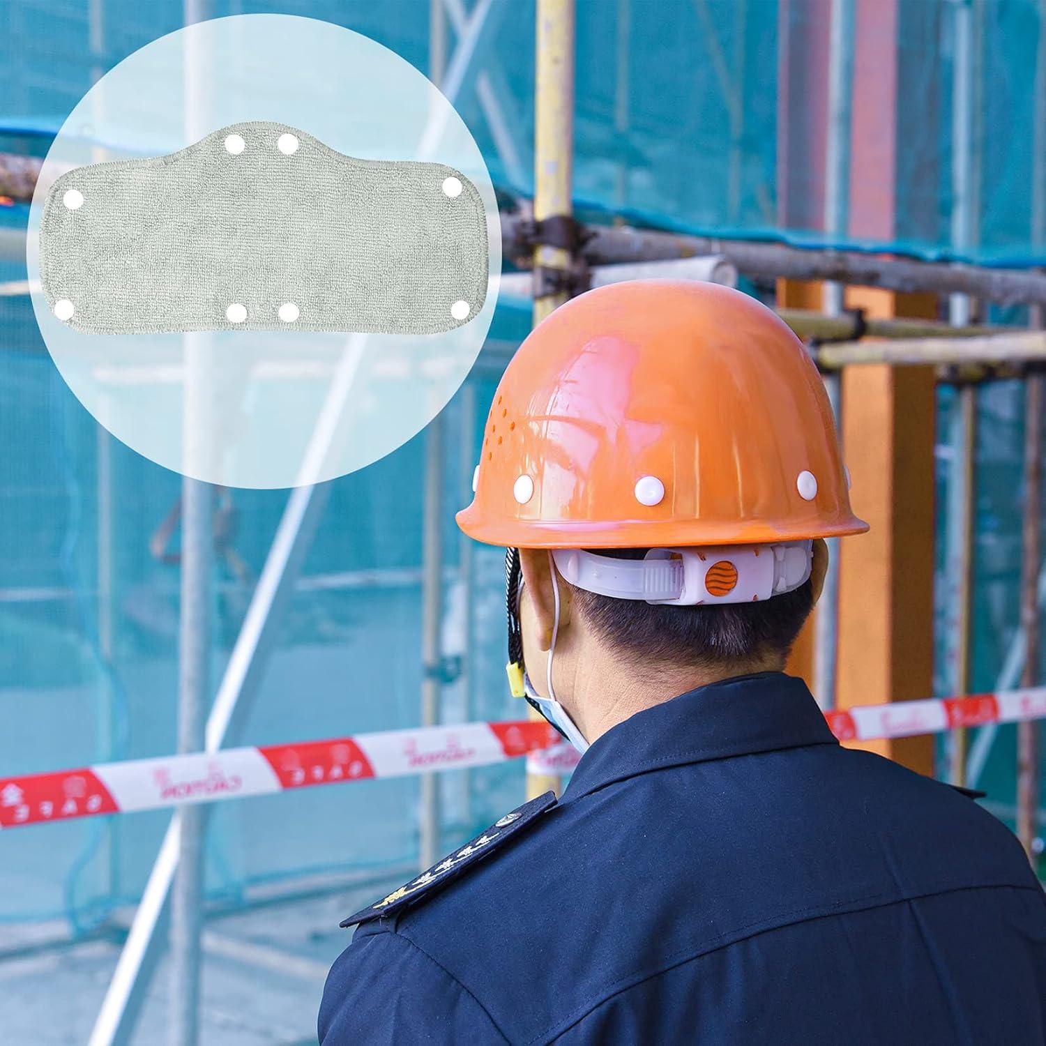 Banda Absorbente para Casco Jmkcoz 10 Piezas Algodón Gris