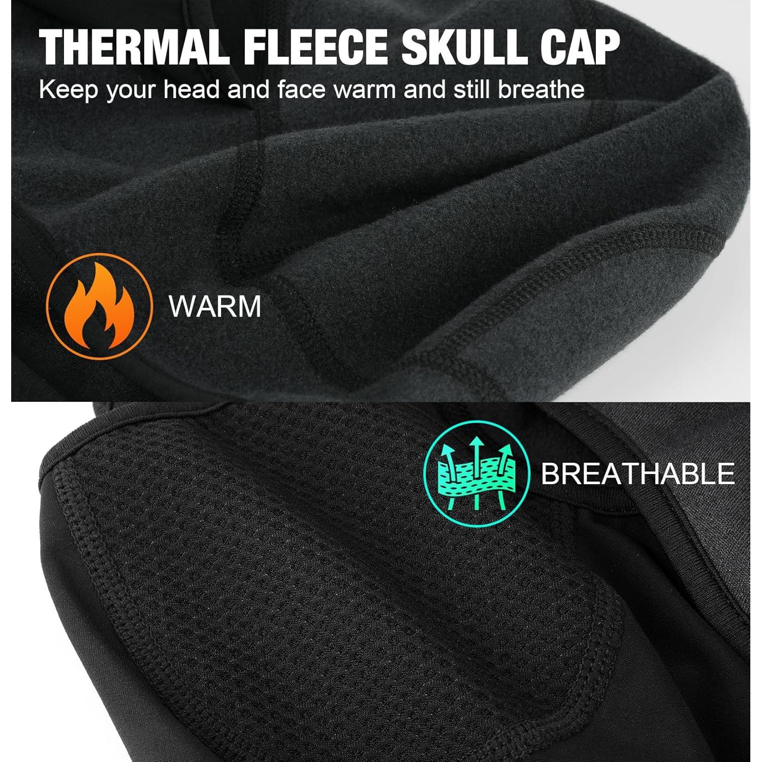 Gorro Térmico MELASA con Cubierta Facial para Ciclismo