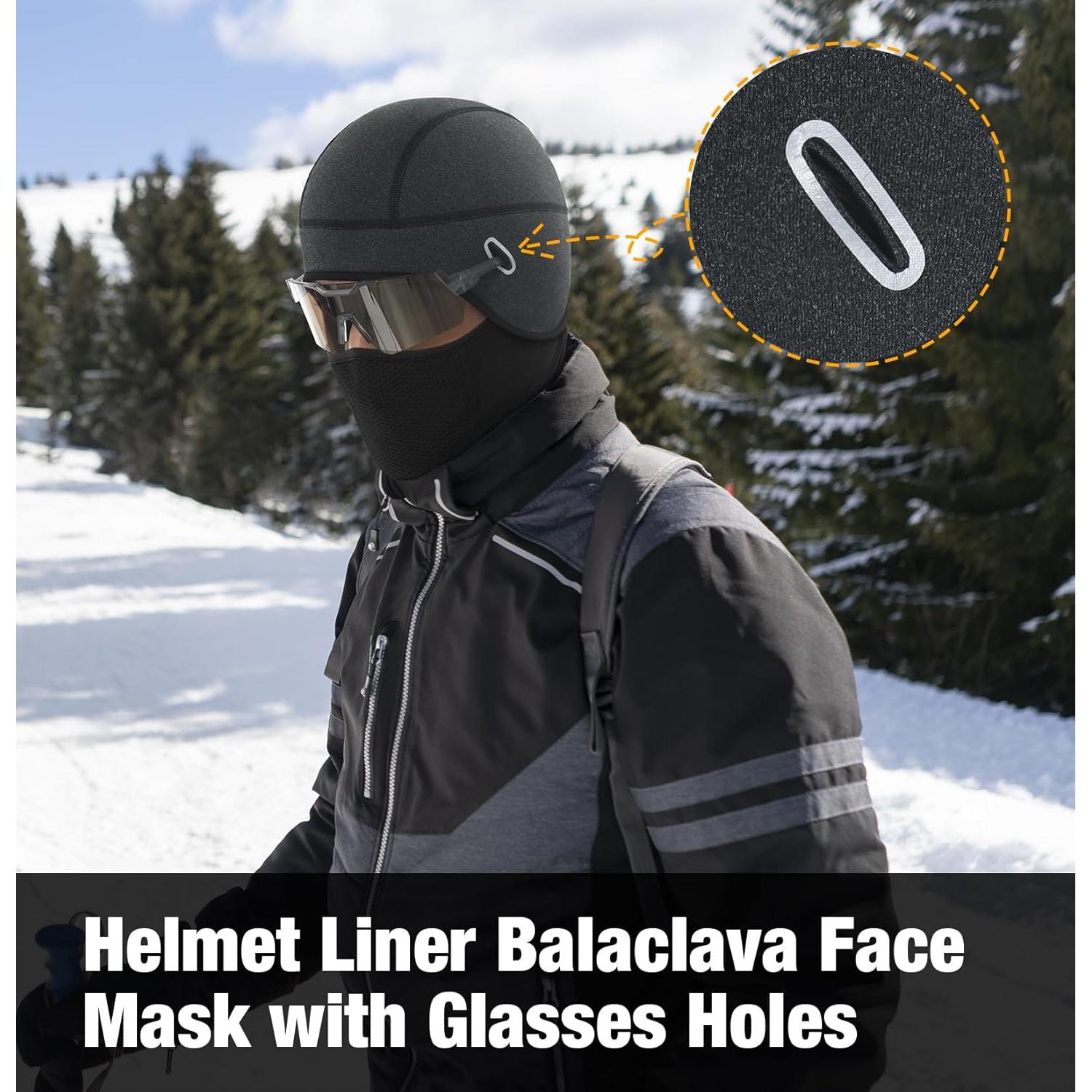 Gorro Térmico MELASA con Cubierta Facial para Ciclismo