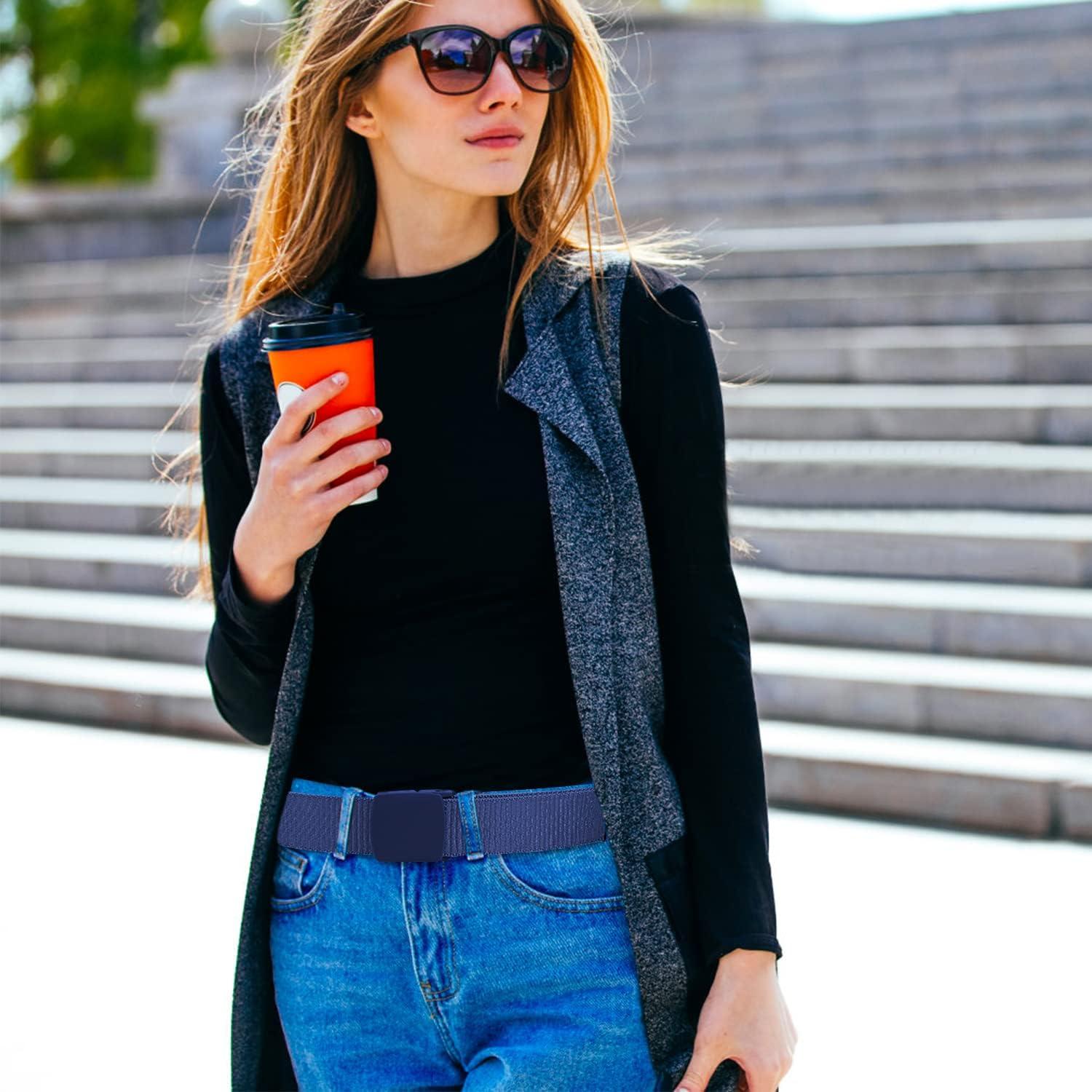 Cinturón Táctico Militar Nylon Genérico Paquete 8 Unidades