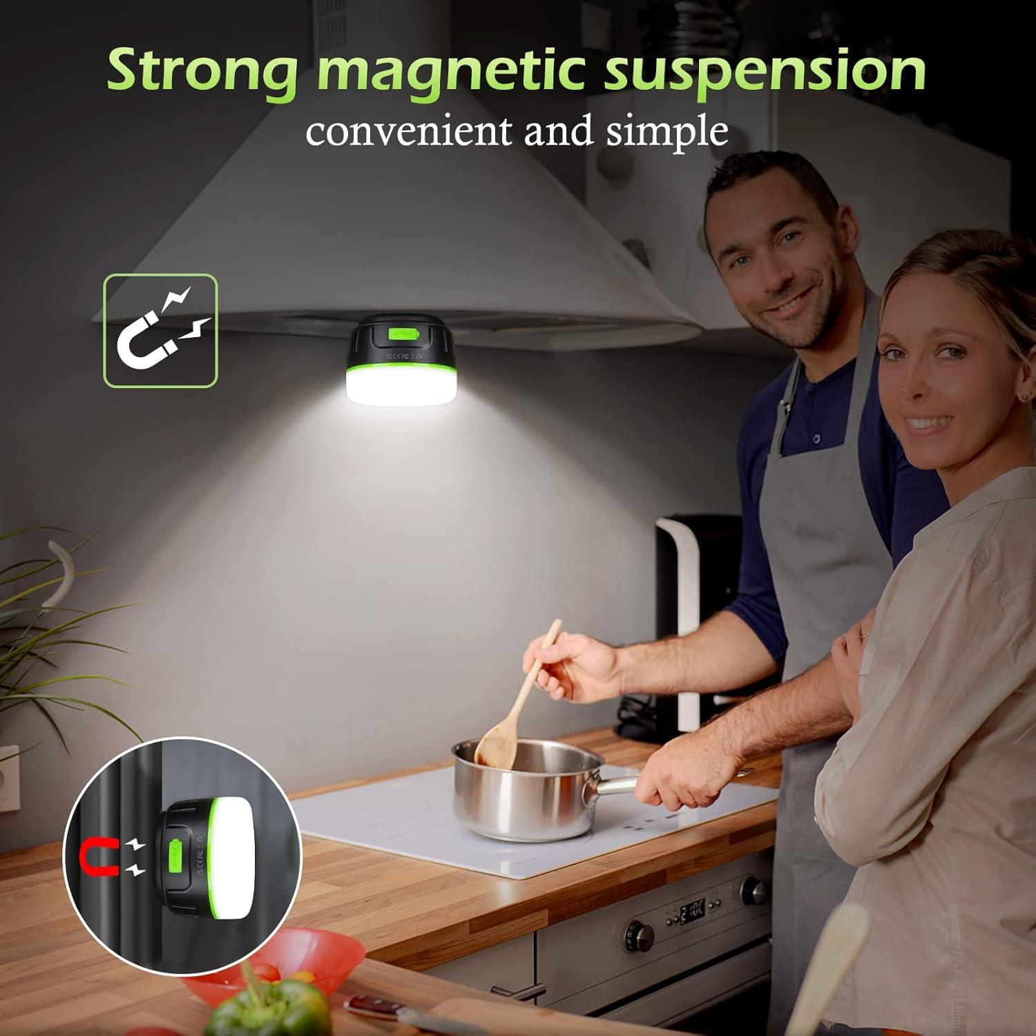 Linterna LED de Camping Sinvitron 1000LM Recargable IPX5