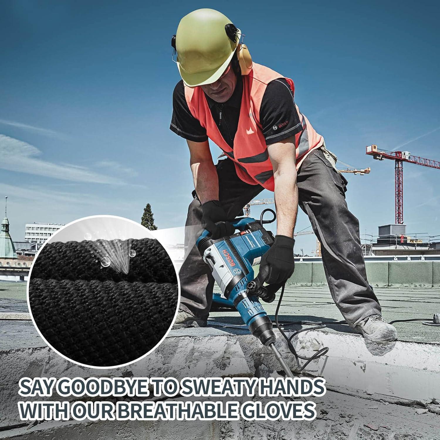 Guantes de Trabajo OZERO Unisex Táctiles para Jardinería