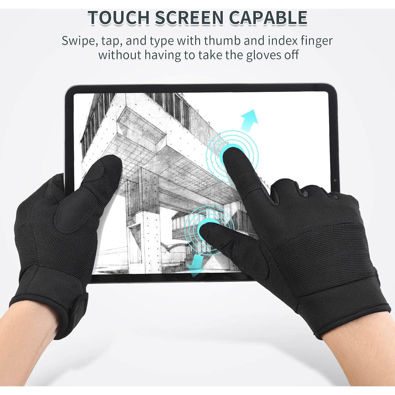 Guantes de Trabajo OZERO Unisex Táctiles para Jardinería