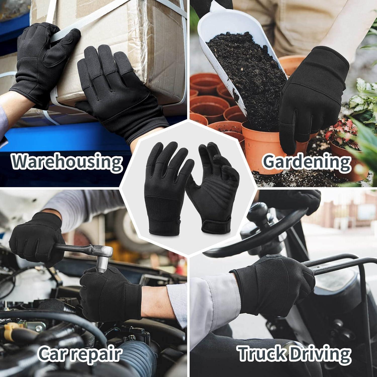 Guantes de Trabajo OZERO Unisex Táctiles para Jardinería