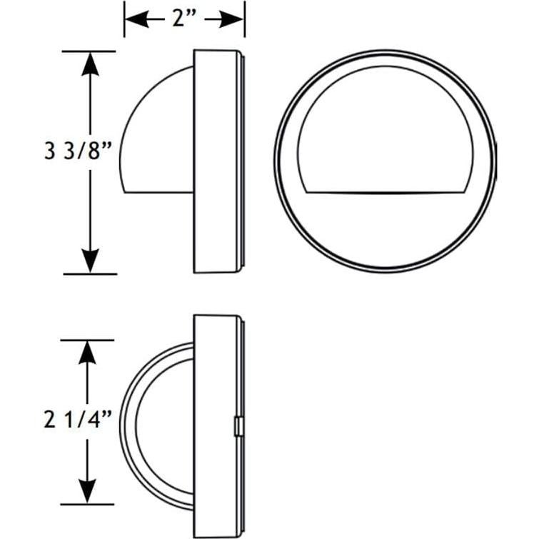 Luz de Deck VOLT de Bronce Fundido 12V Blanca para Exterior