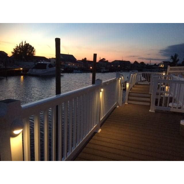 Luz de Deck VOLT de Bronce Fundido 12V Blanca para Exterior