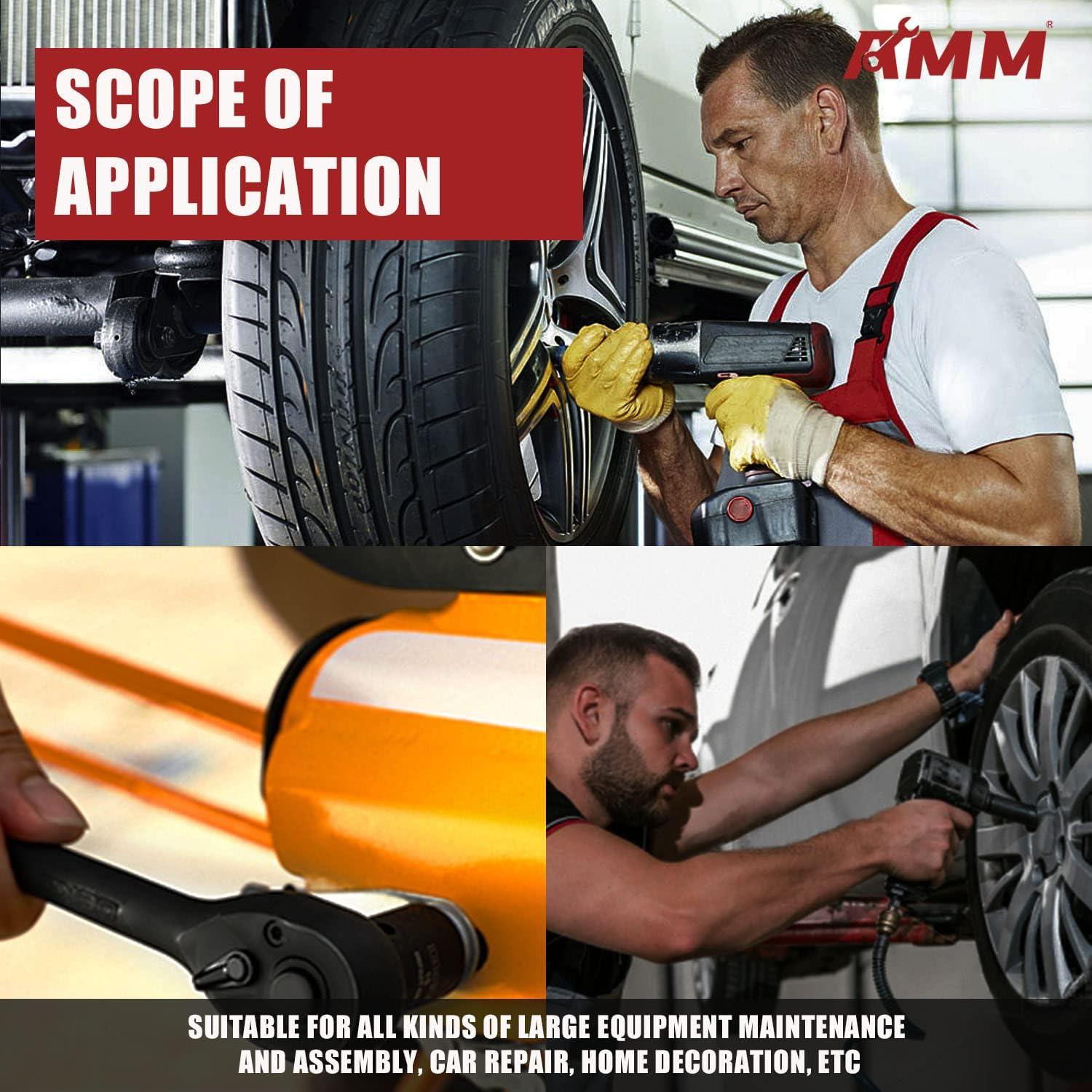 Juego de Enchufes de Impacto Profundo AMM 35 Piezas 1/2"