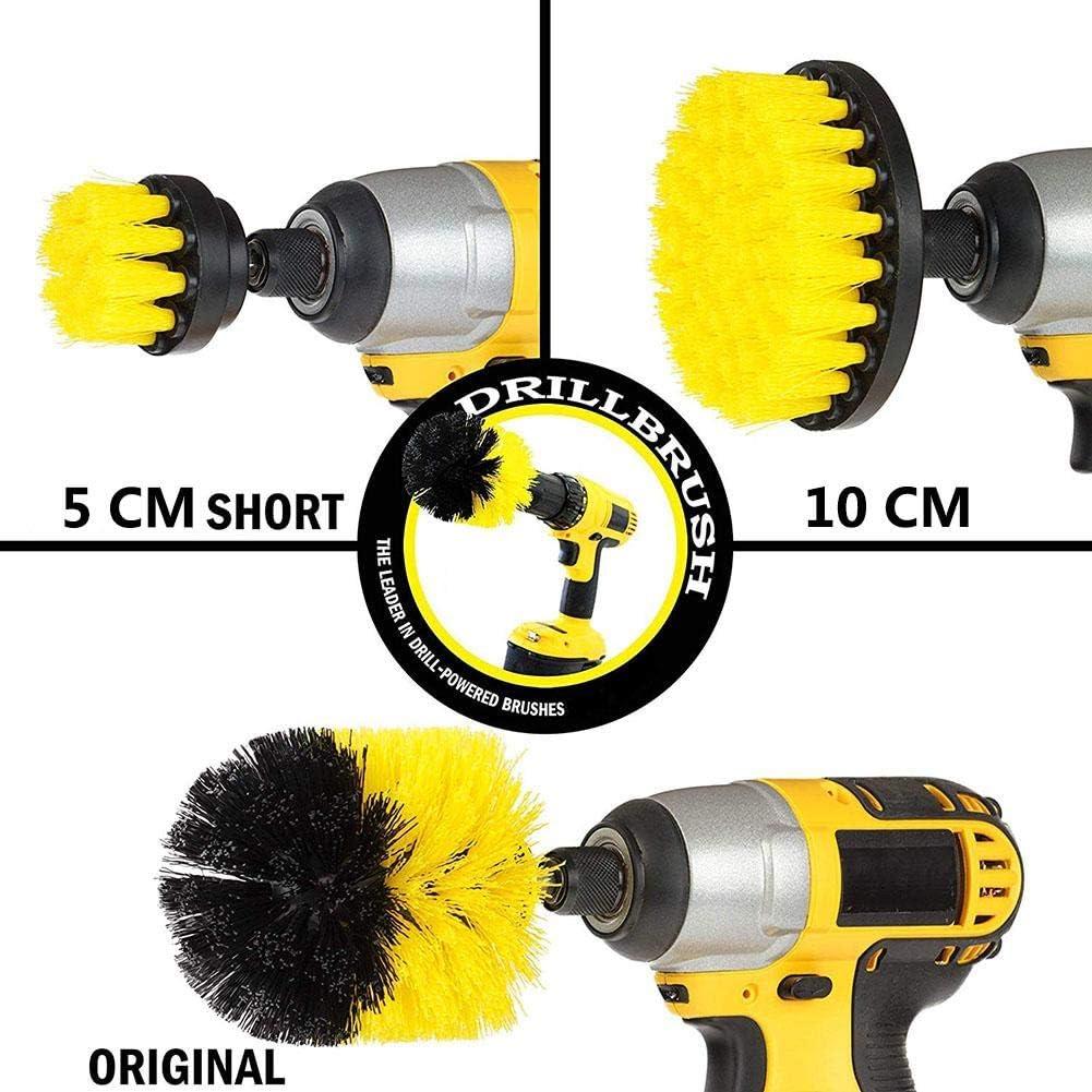 Kit de Cepillos de Limpieza para Baño Drillbrush - 3 Piezas