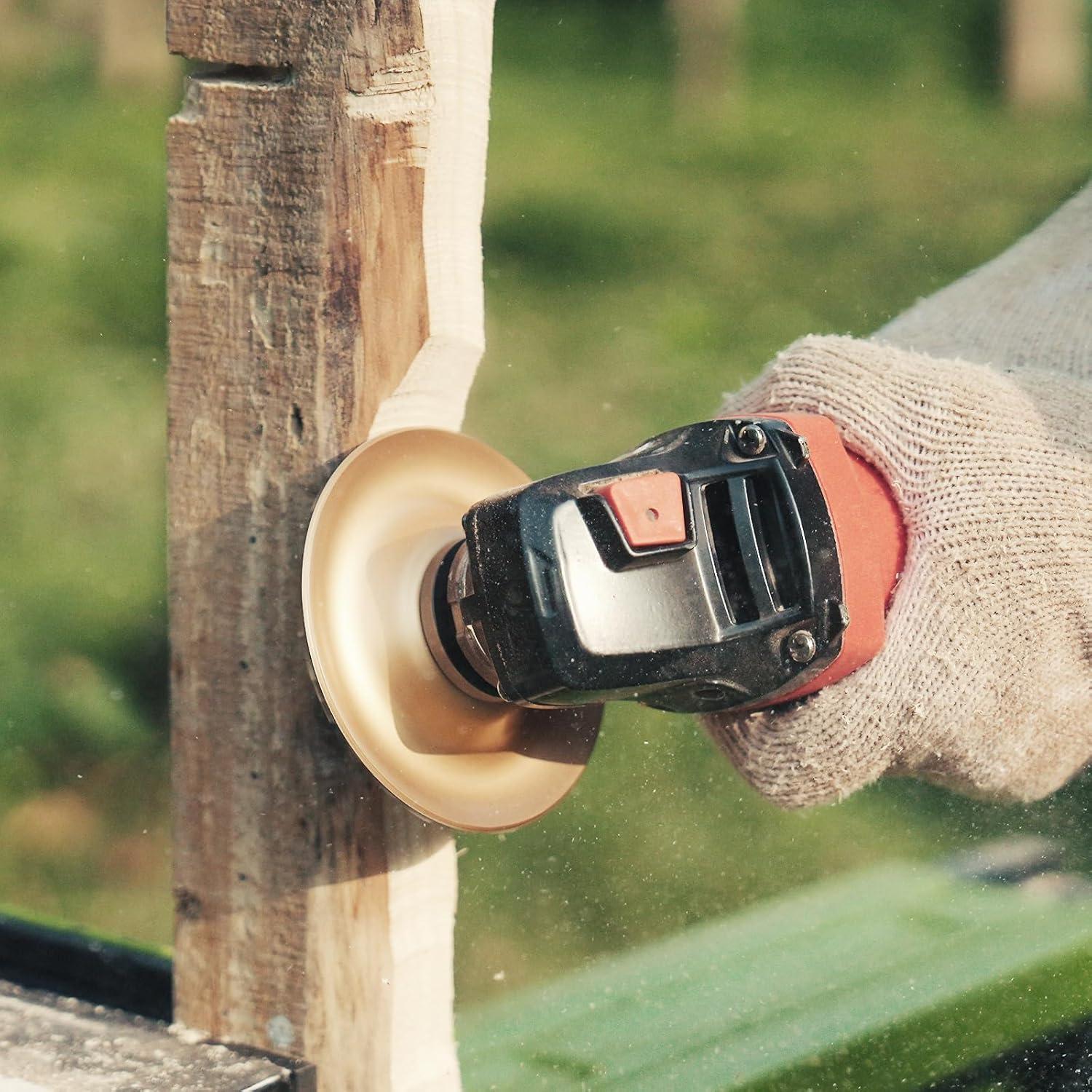 Disco de Tallado en Madera Revvstark 4" para Amoladora