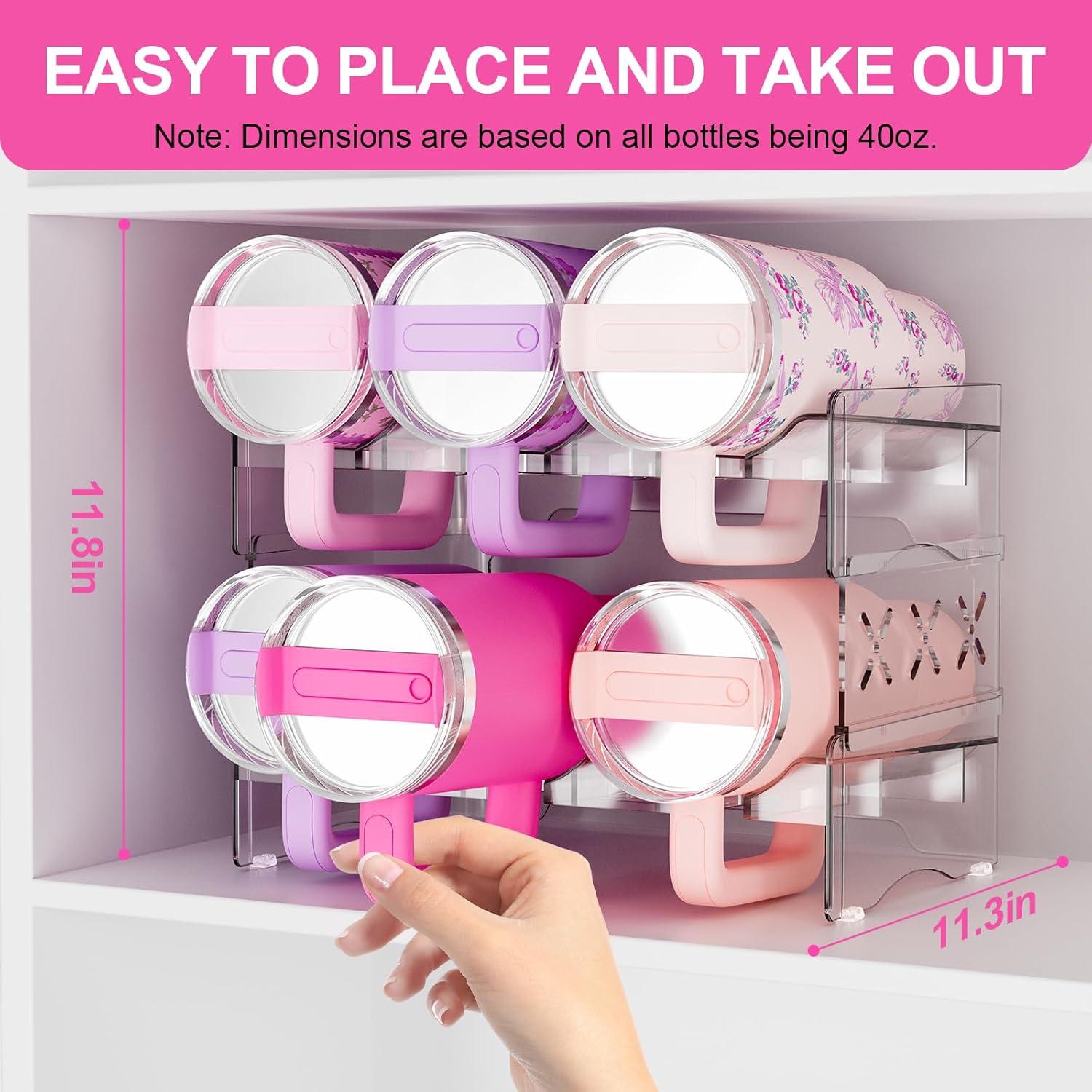 Organizador de Botellas JYPS para 6 Botellas de Agua 32.51x16.76cm