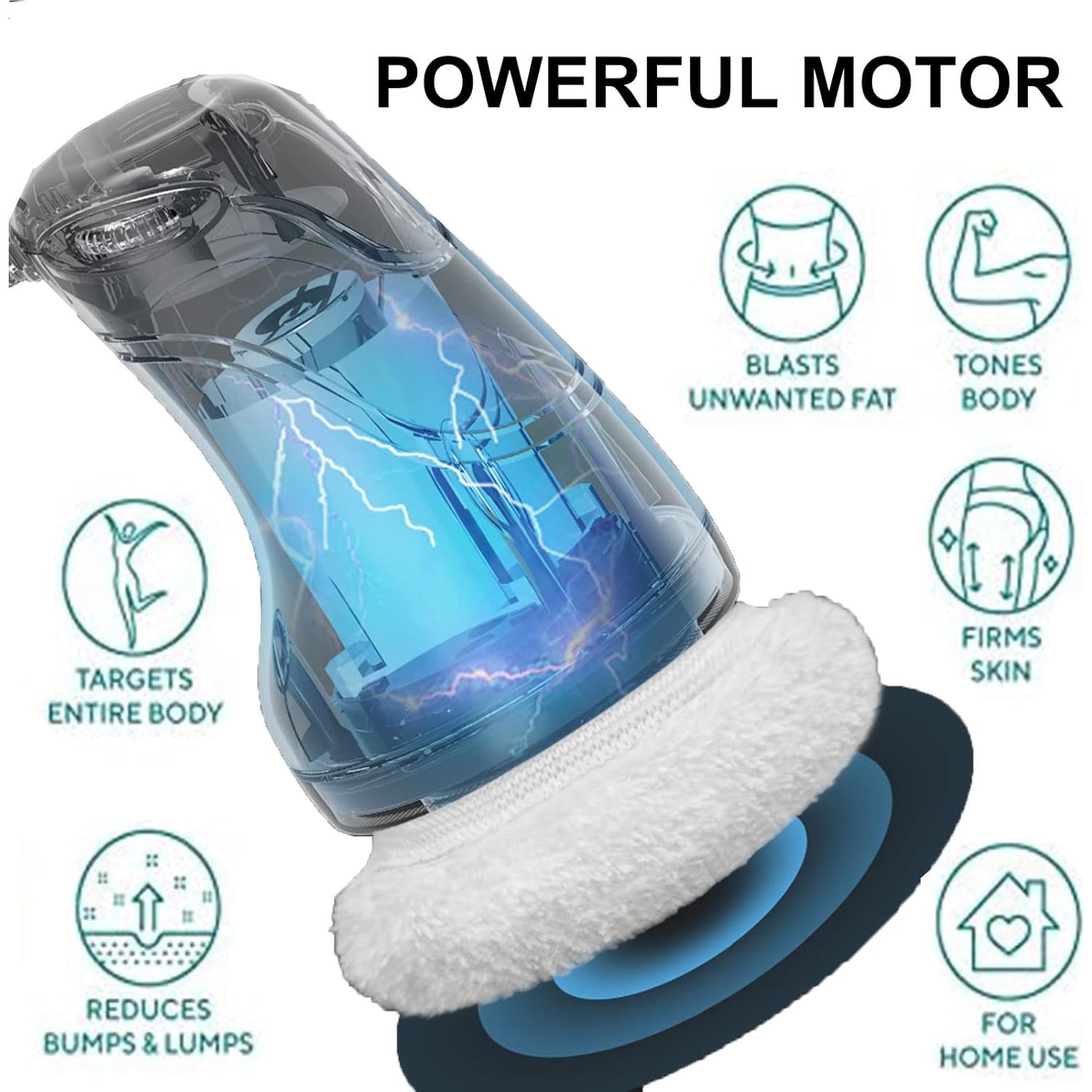 Masajeador Eléctrico de Celulitis BUSHIPIN 6 Almohadillas 0.94kg